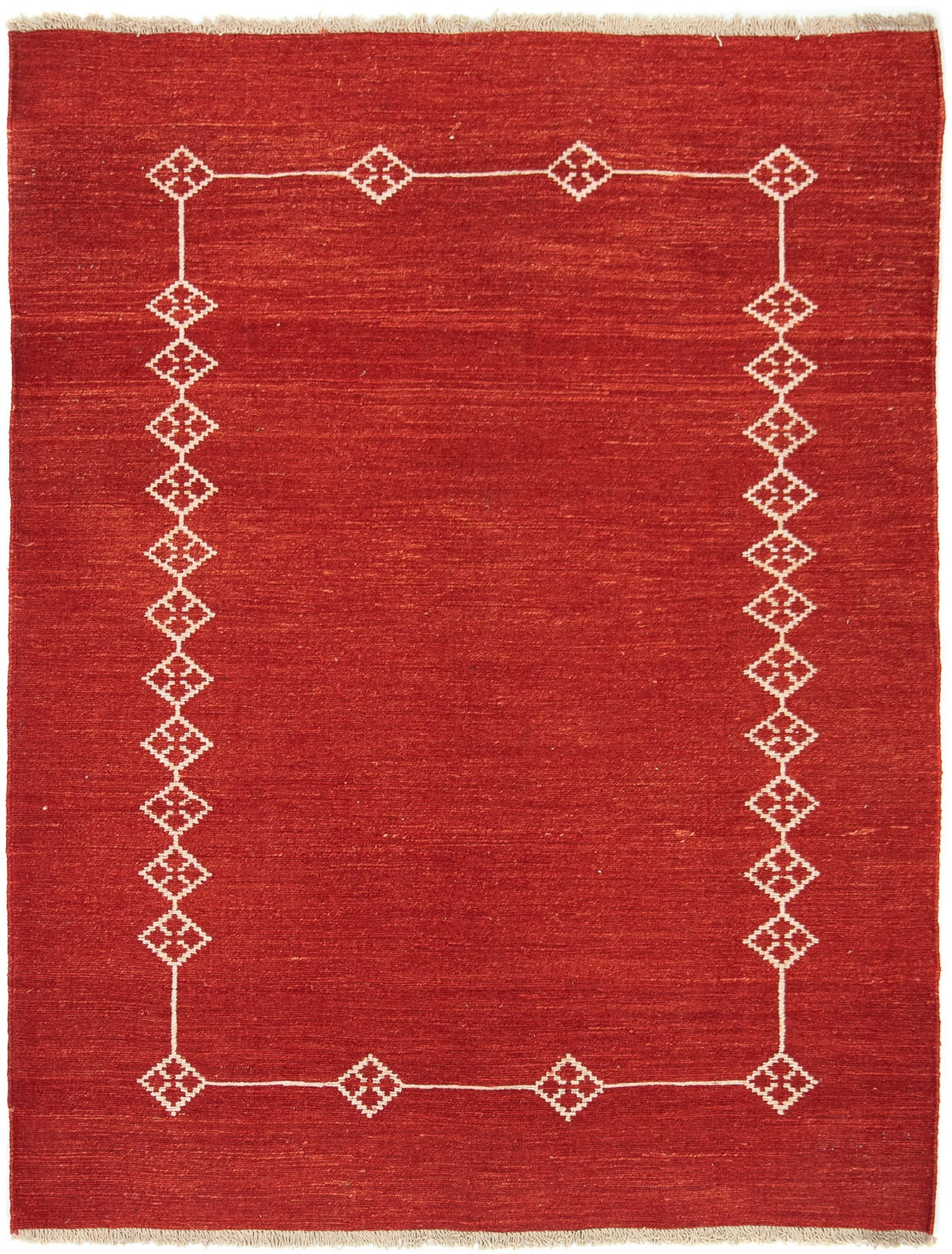 Wollteppich handgeknüpft Teppich OTTO bestellen bei rechteckig, morgenland handgeknüpft rot«, »Gabbeh