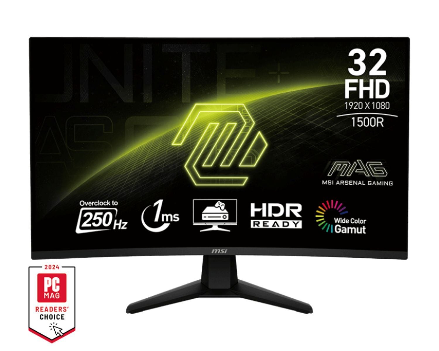 GAMEMAX Gaming-PC-Komplettsystem »MegaDeal Black Hole 2711 Intel i5 14400F 16GB 1TB SSD RTX 5060Ti« 32 ″ Intel® Core i5 GeForce RTX™ 5060 Ti 16 GB RAM 1.000 GB SSD Windows 11 + MSI MAG 32C6X Curved Monitor, 80cm (32")