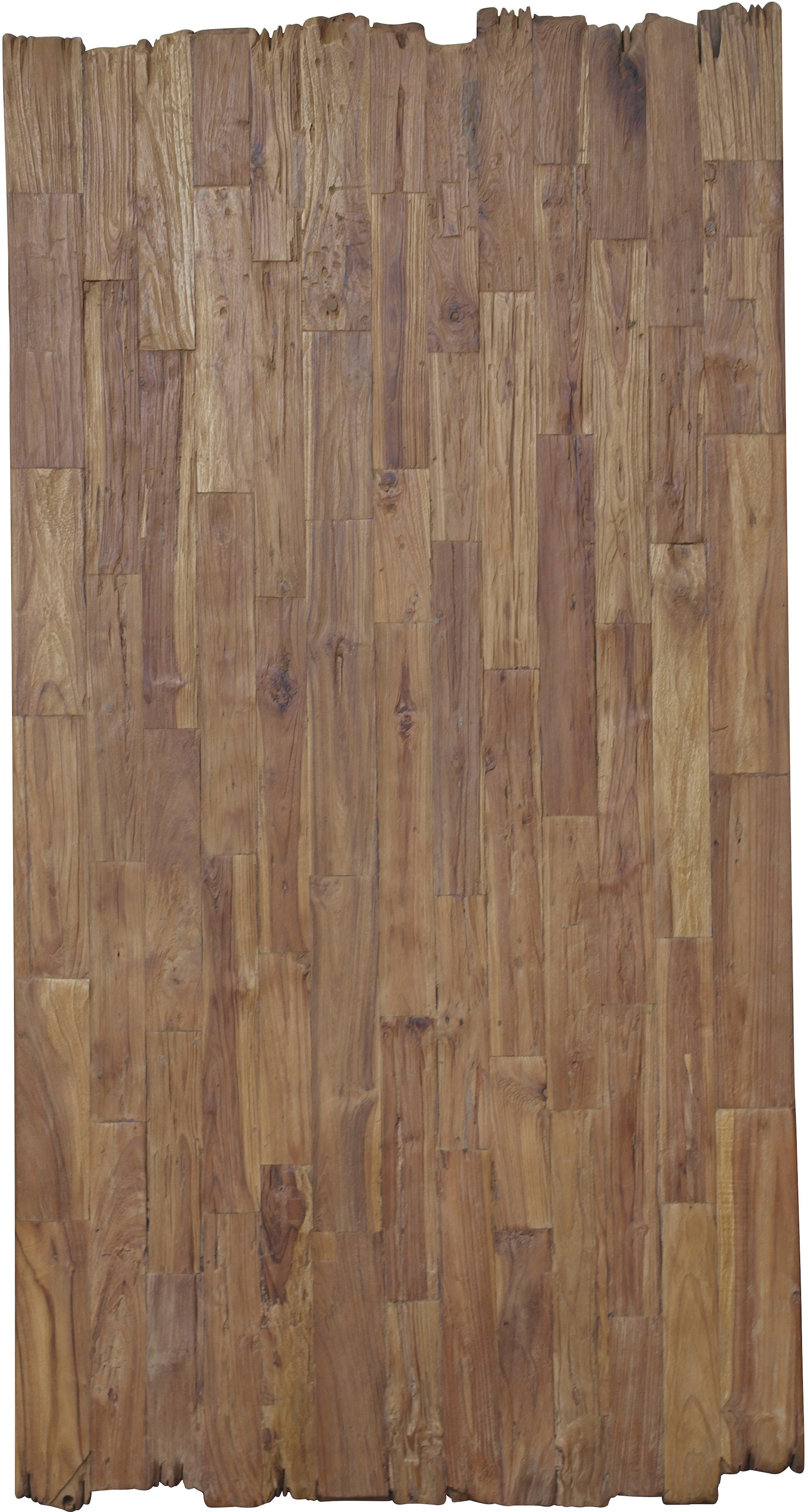 SIT Esstisch, Platte mit Bruchkante aus recyceltem Holz