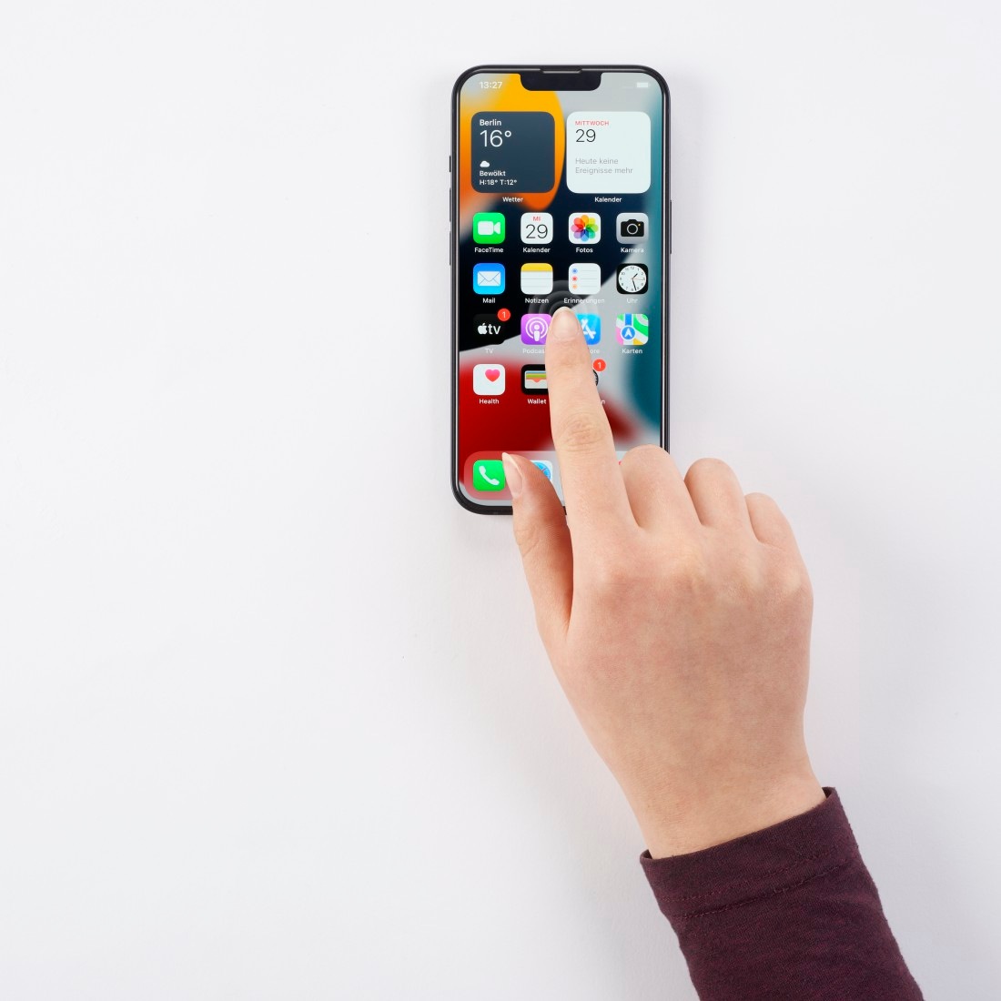 Hama Displayschutzglas »Panzerglas Hiflex Eco für Apple iPhone 13, 13 Pro, 14, Full-Cover«, für Apple iPhone 13/13 Pro/14