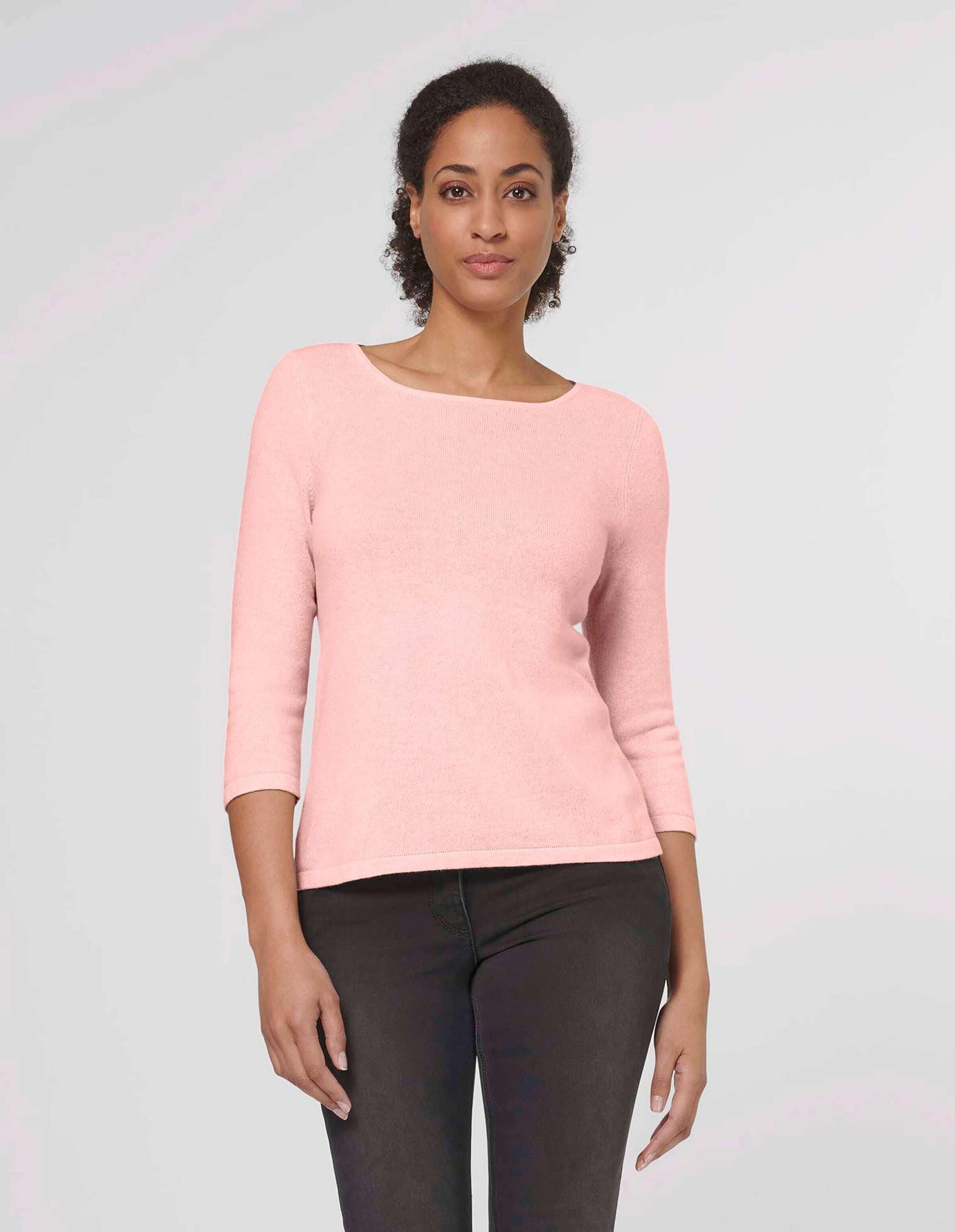 MADELEINE Longpullover »Pullover Kaschmirpullover mit U-Boot-Ausschnitt«