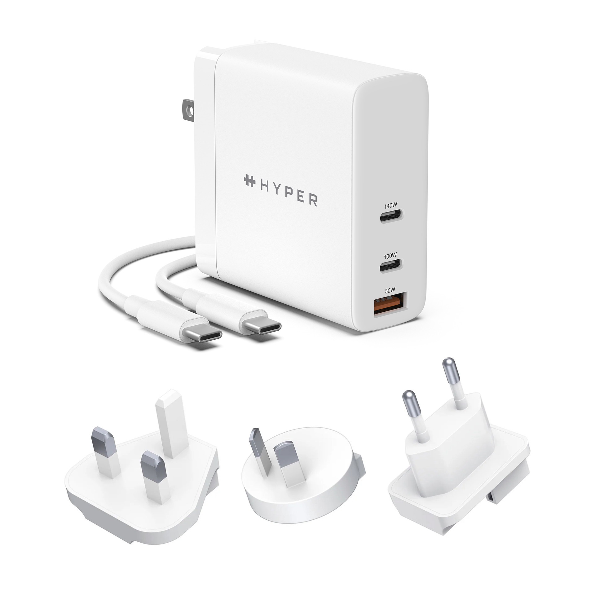 Targus USB-Ladegerät »HyperJuice 140 W PD 3.1 USB-C GaN Charger«