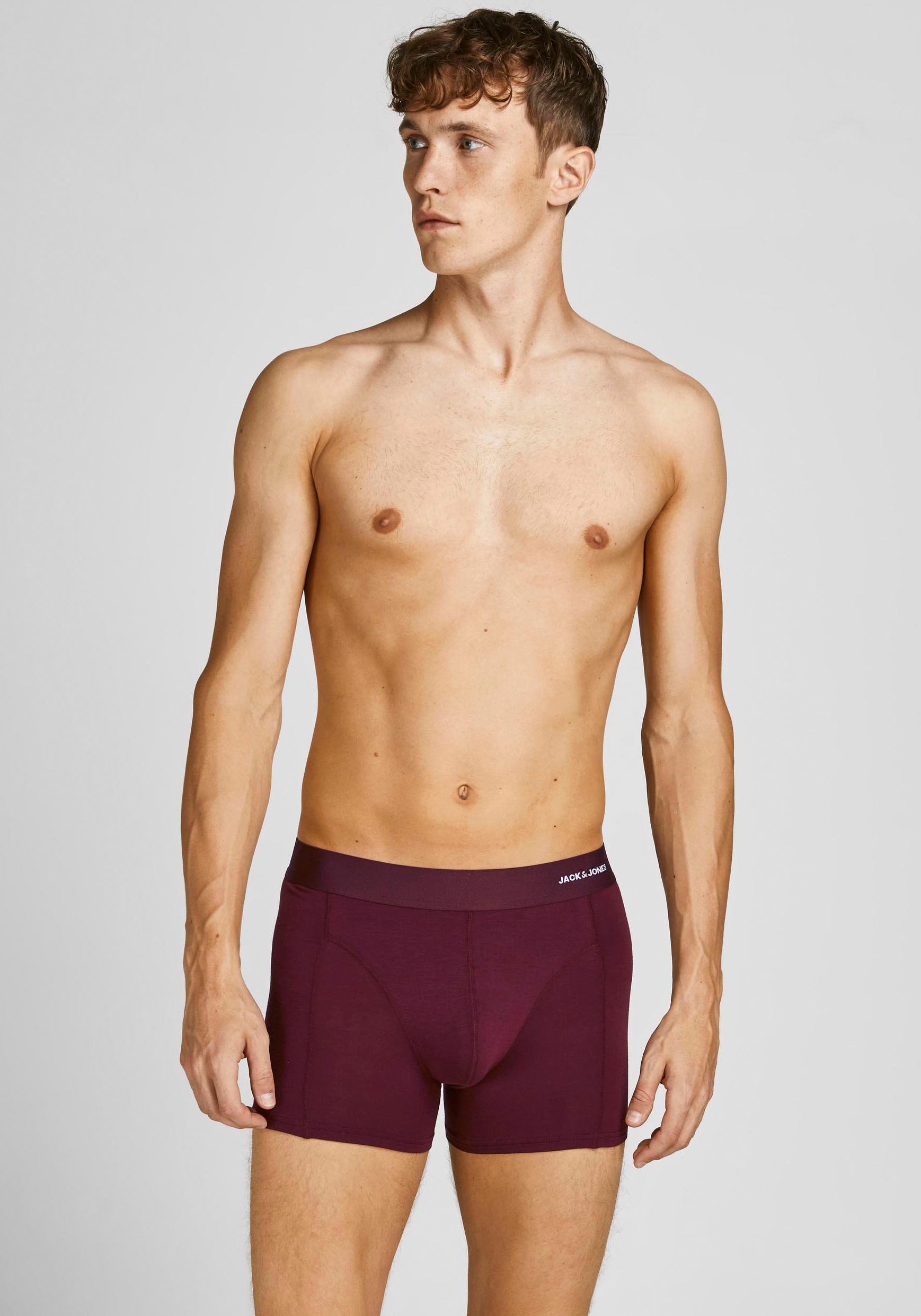 Jack & Jones Trunk »JACBASIC BAMBOO TRUNKS 3 PACK NOOS«, (Packung, 3 St.)