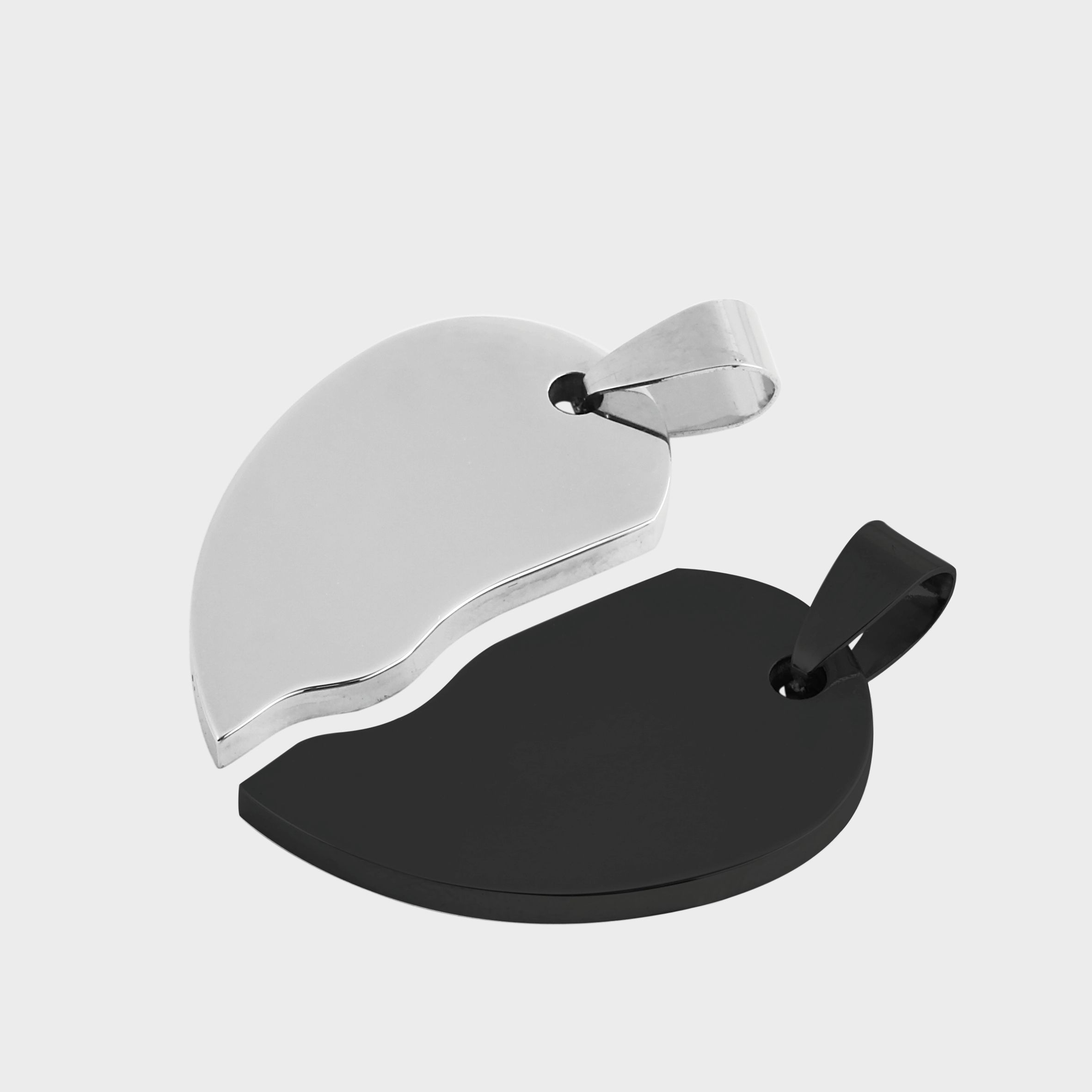 Adelia´s Kettenanhänger »Unisex Anhänger ¿ Herz Gravuranhänger aus Edelstahl«