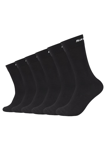 Skechers Socken, (6 Paar), (6 Paar) mit weichem Rippbündchen kaufen
