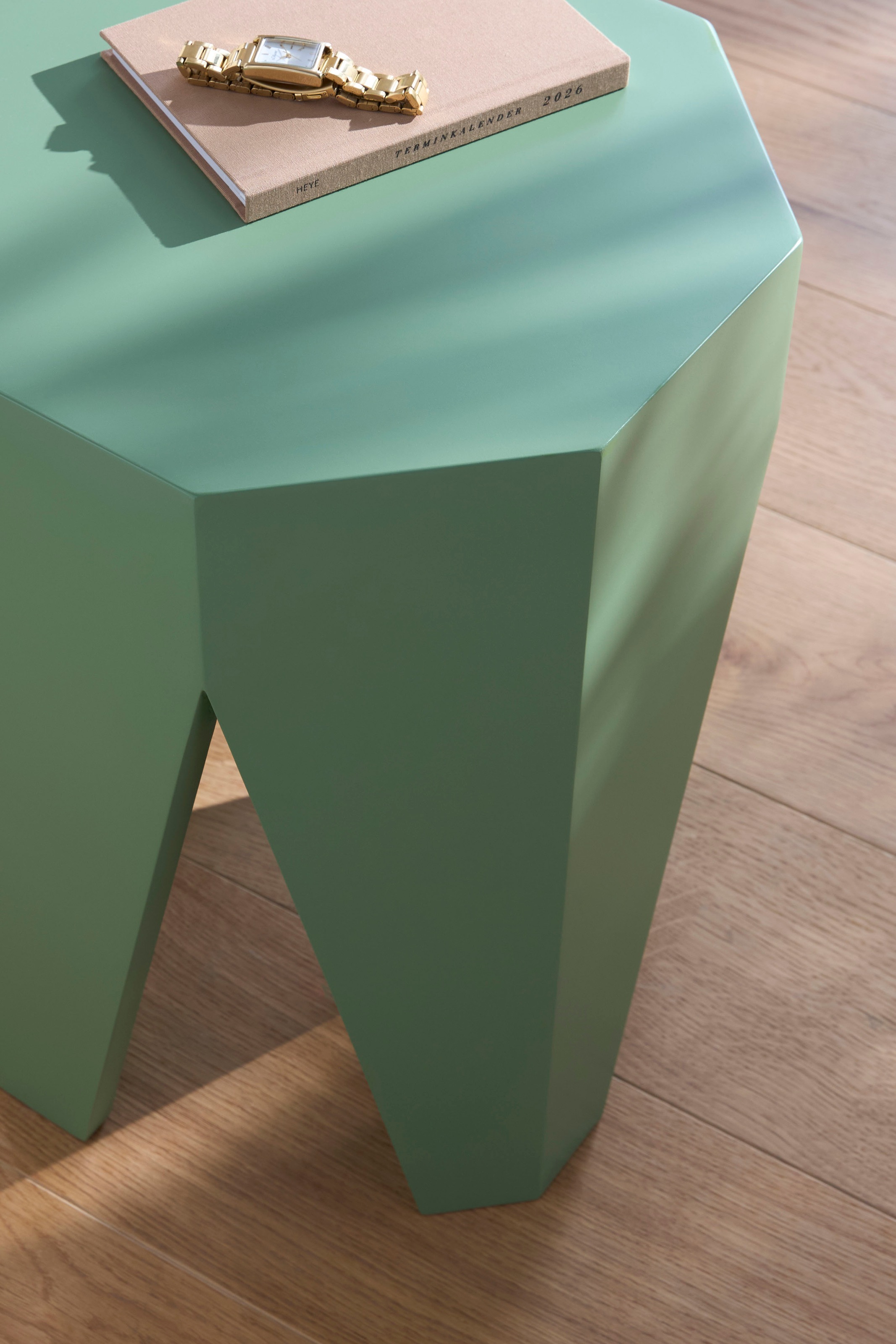 s.Oliver Beistelltisch »Högsby« aus lackiertem MDF in salbeigrün, Breite 35, Höhe 45 cm