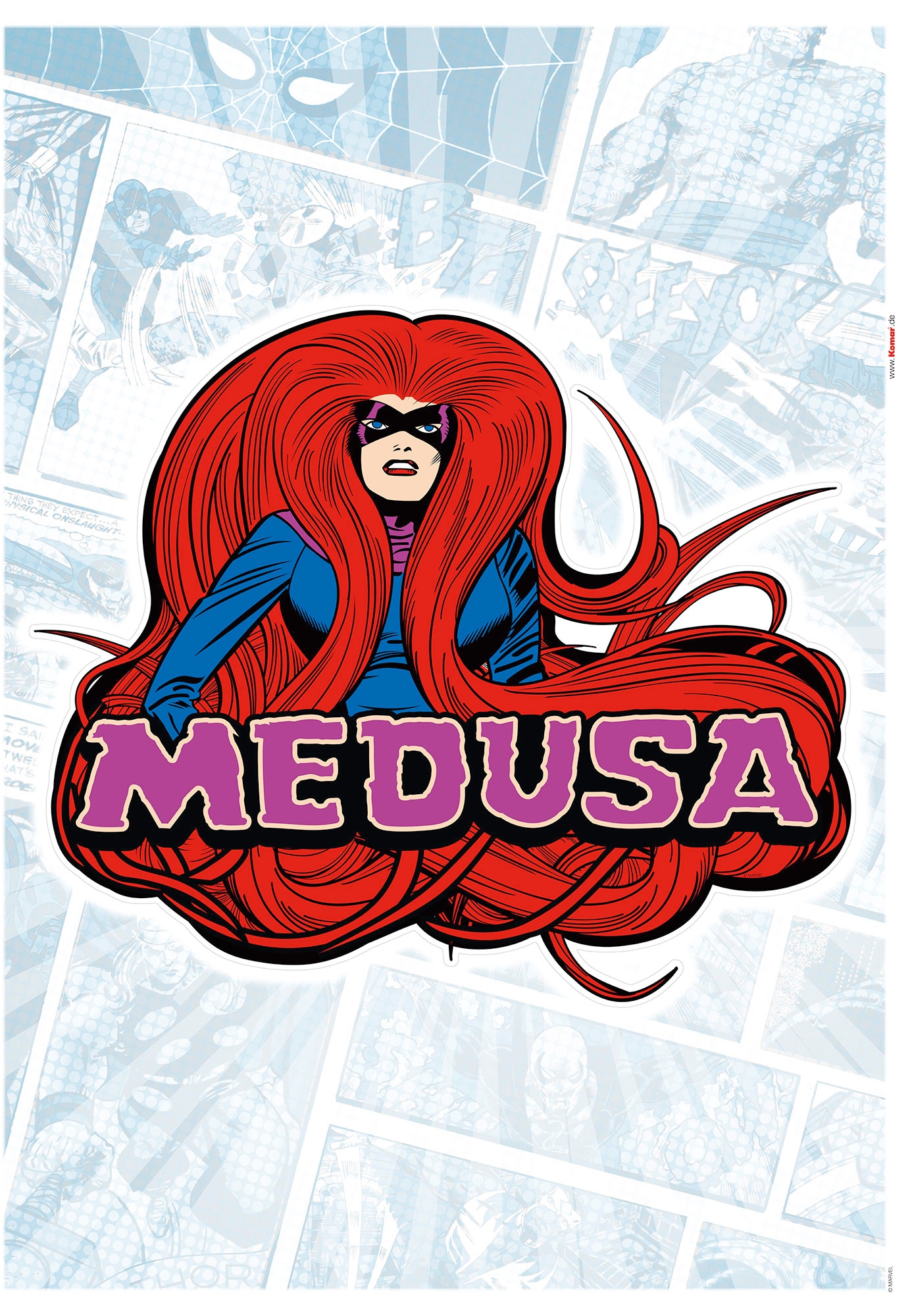 Komar Wandtattoo »Medusa Comic Classic«, (1 St.), 50 x 70 cm