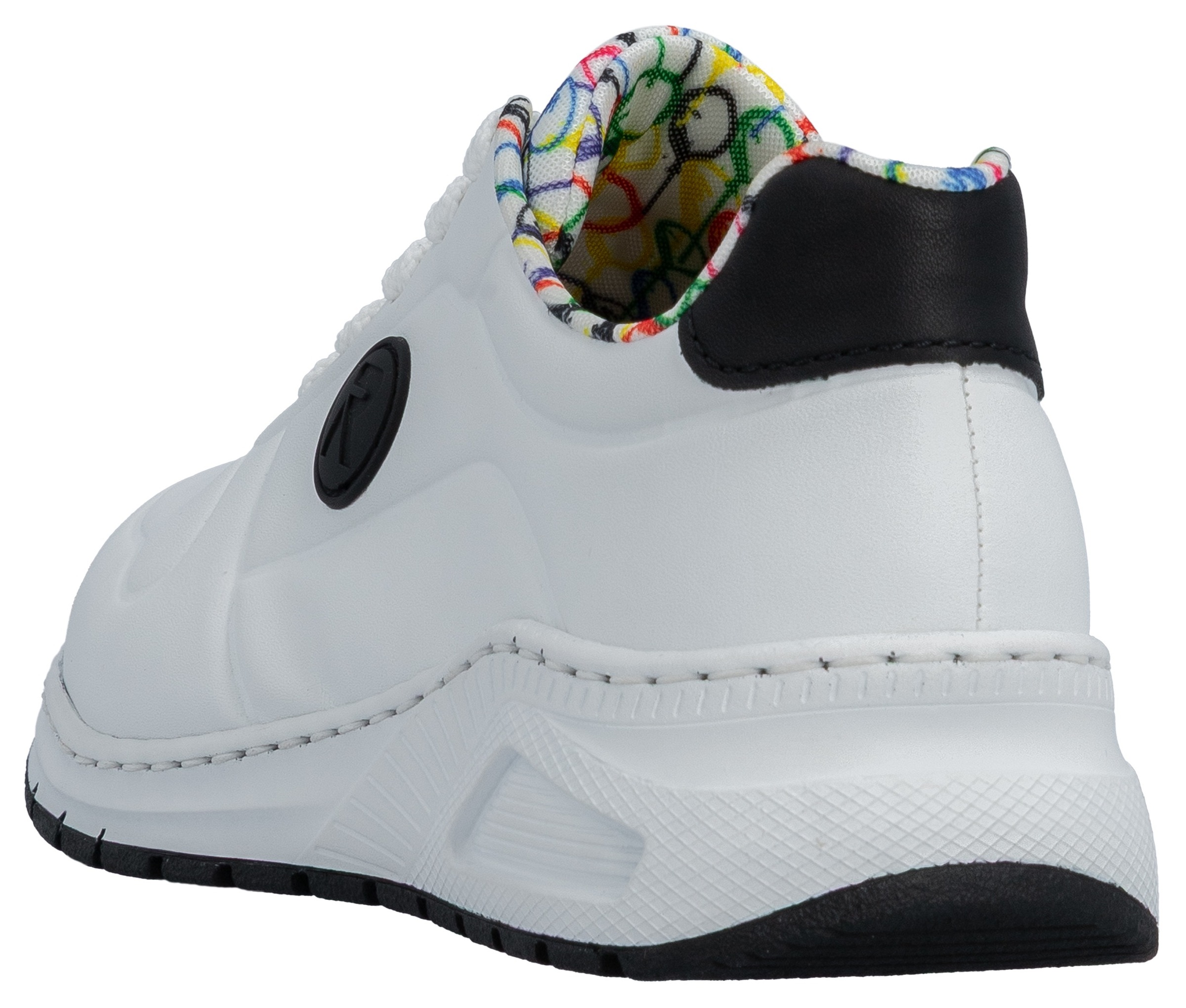 Rieker Sneaker  mit MemoSoft-Innensohle, Freizeitschuh, Halbschuh, Schnürschuh