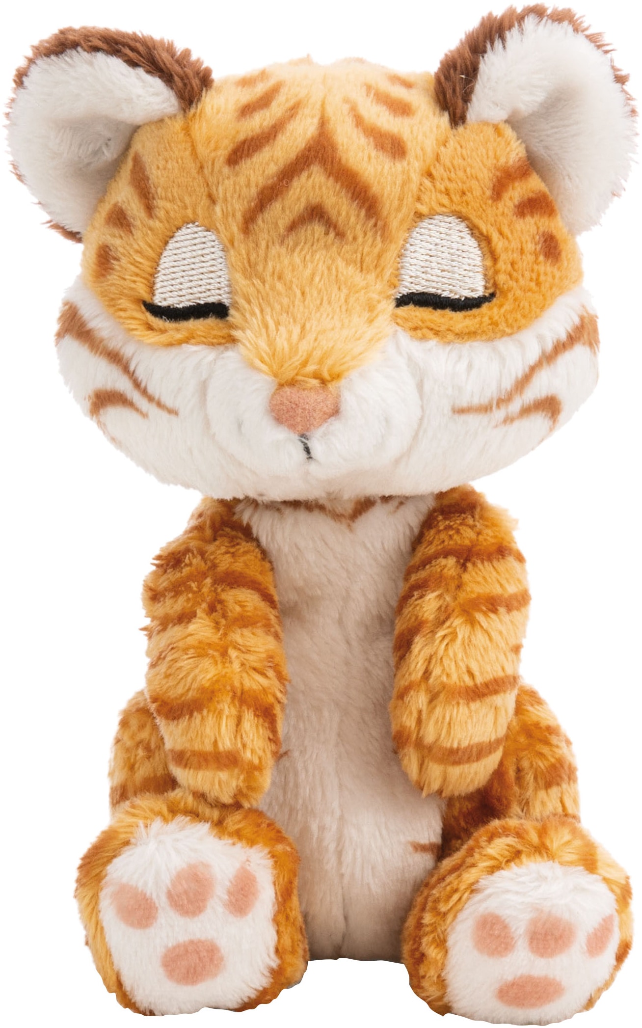 Nici Kuscheltier »Sleeping Pets, Tiger, 12 cm« im Körbchen