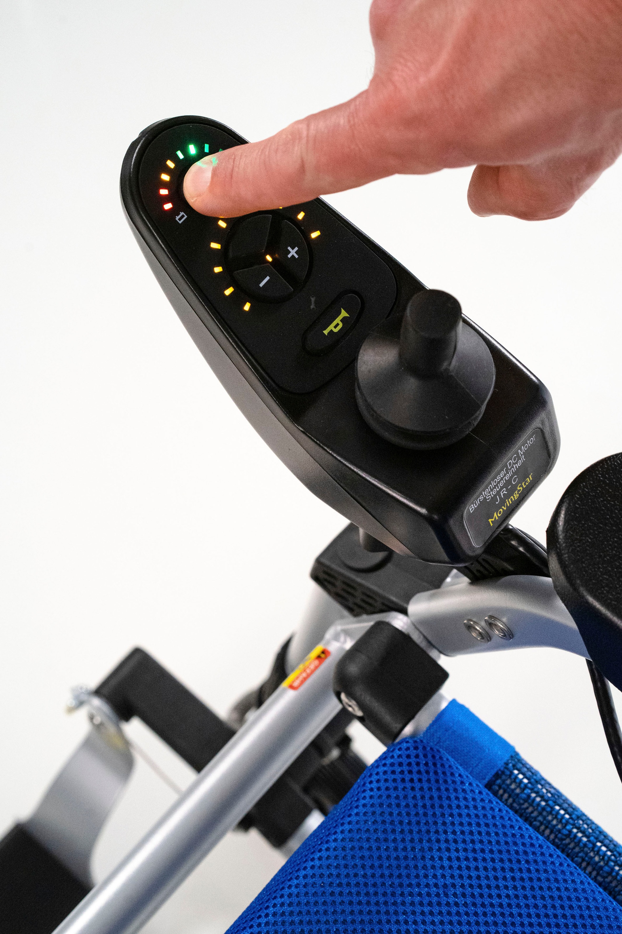 MovingStar Elektrorollstuhl »101 SF«, mit Hinterradantrieb, Joystick links