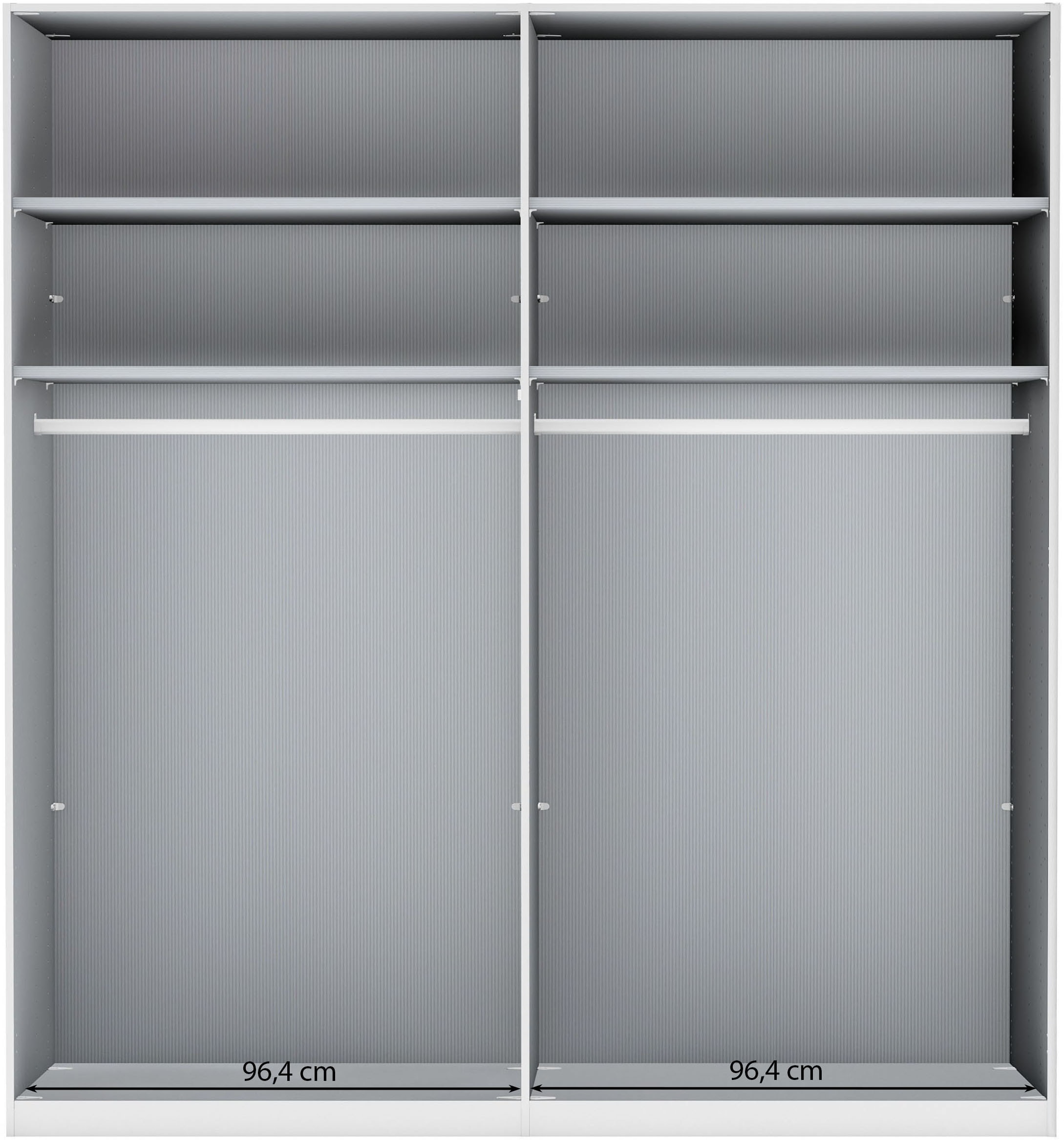 WIEMANN Drehtürenschrank »Lagos« in 4 Breiten und mit 3 verschiedenen Ausstattungspaketen erhältlich,  inkl. Türendämpfung