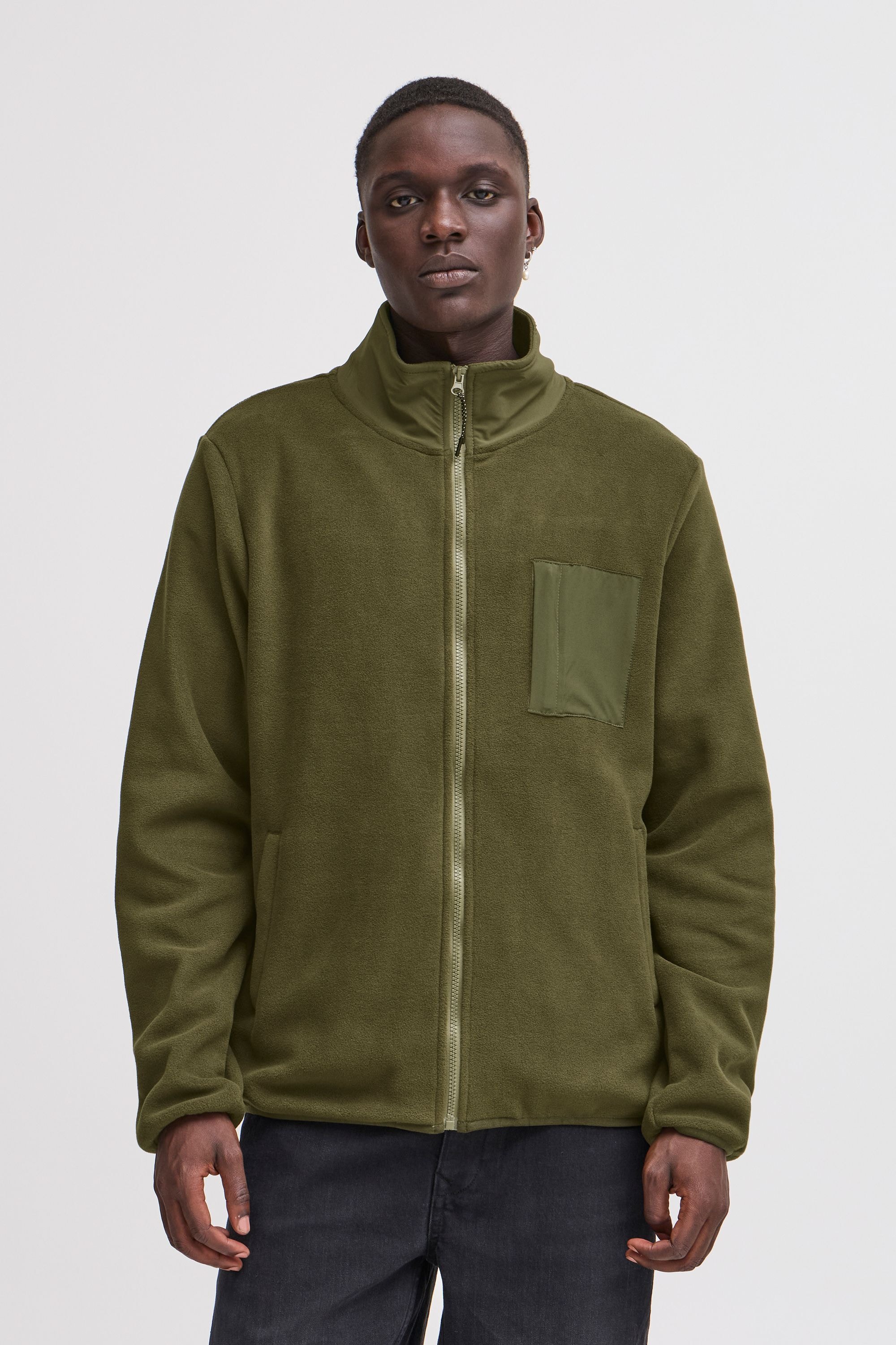 Blend Fellimitatjacke »Fellimitatjacke BHBROOKS Sweatshirt zipp thru«