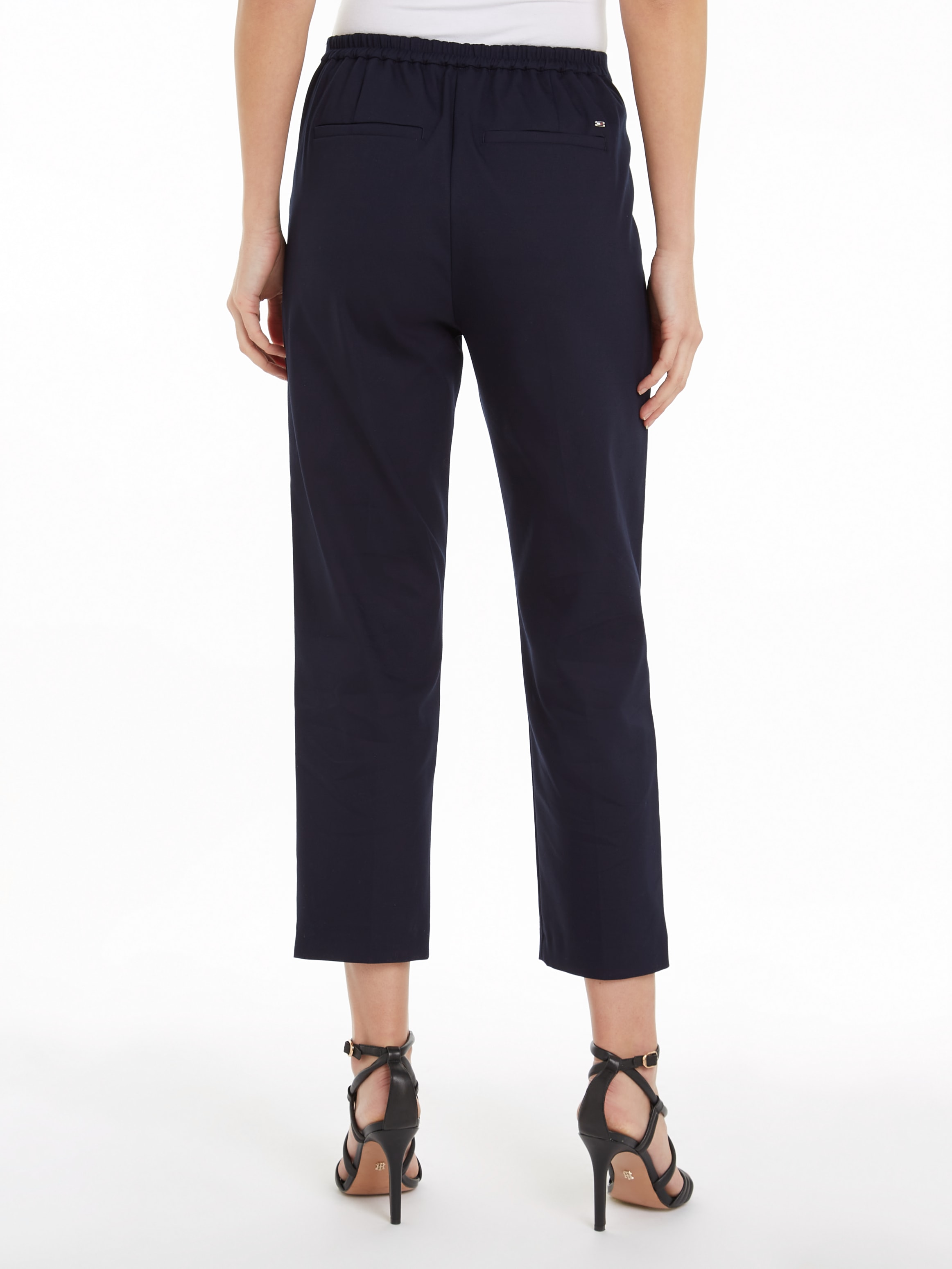 Tommy Hilfiger Chinohose, mit Logostickerei, elastische Pull On Pants