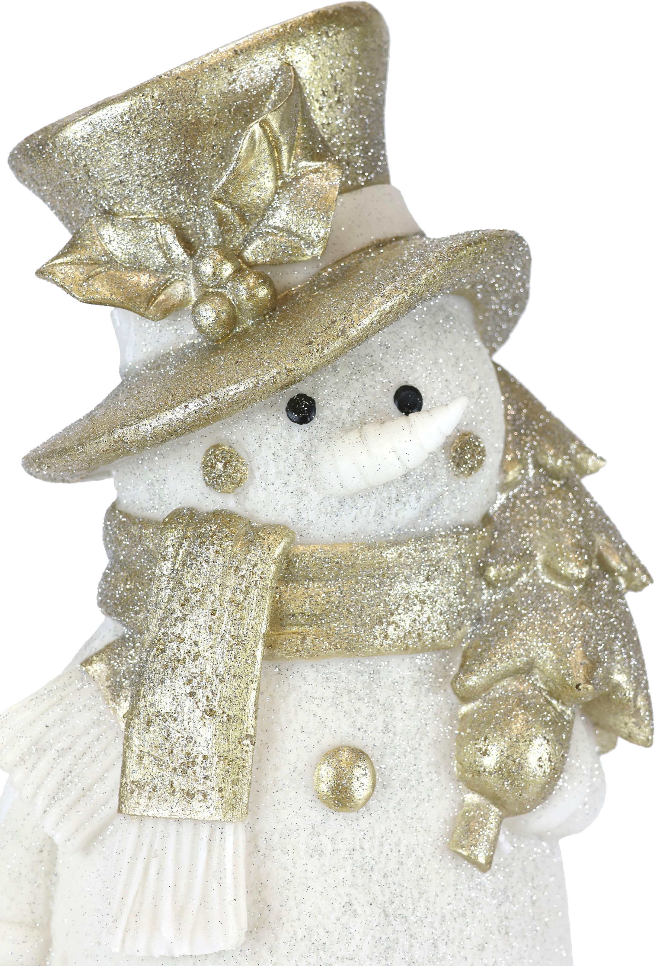 I.GE.A. LED Dekofigur »Schneemann«, Weihnachtsdeko aus Polyresin, Höhe ca. 36 cm