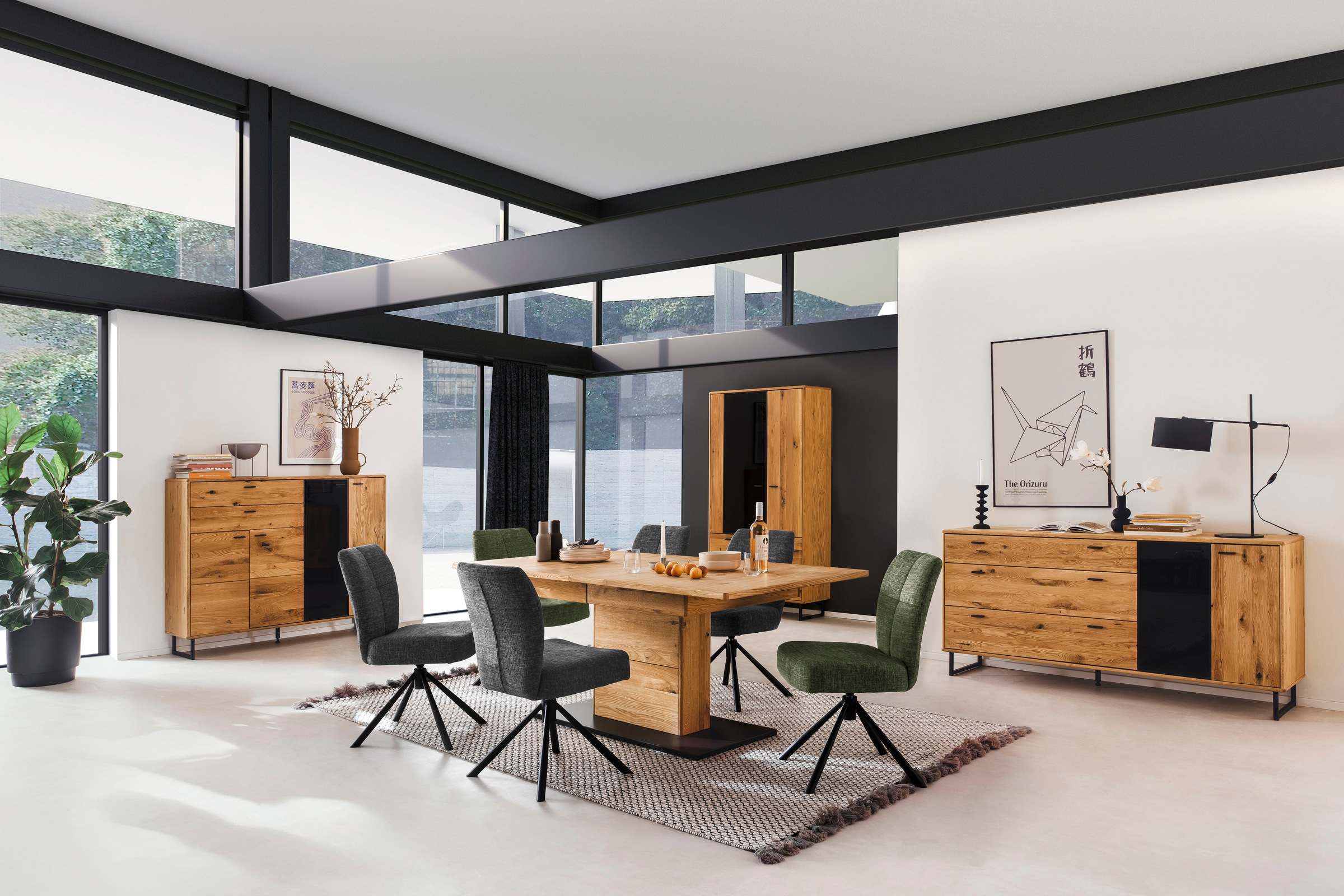 MCA furniture Esszimmerstuhl »KEA«, (2er-Set), 360°,Taschenfederkern, belastbar 120 kg, Sitzhöhe ca. 50 cm