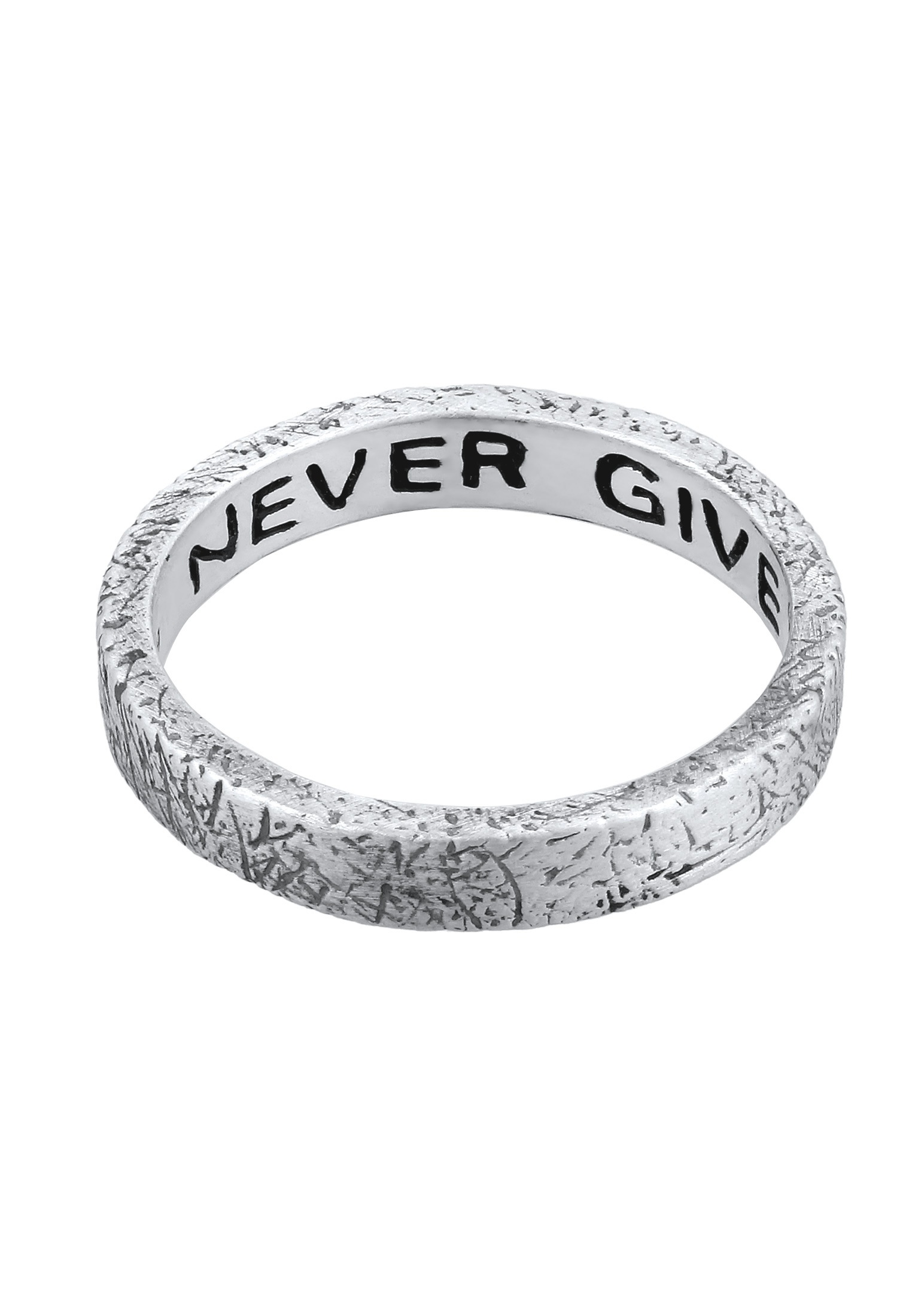 HAZE & GLORY Silberring »Ring Bandring 925 Sterling Silver - Motivator«