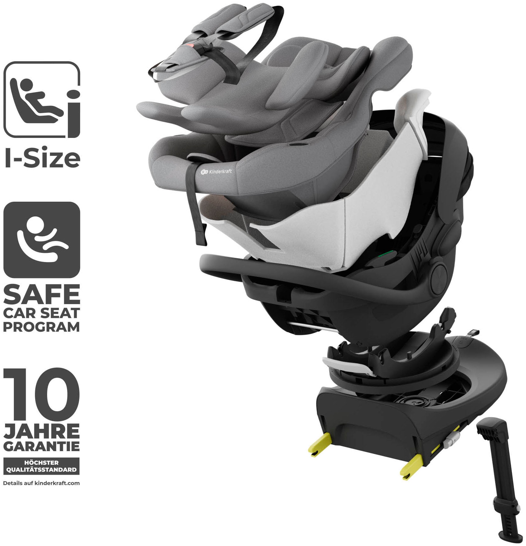 Kinderkraft Babyschale »I-LITE mit ENDURA SAFE FX Basis«