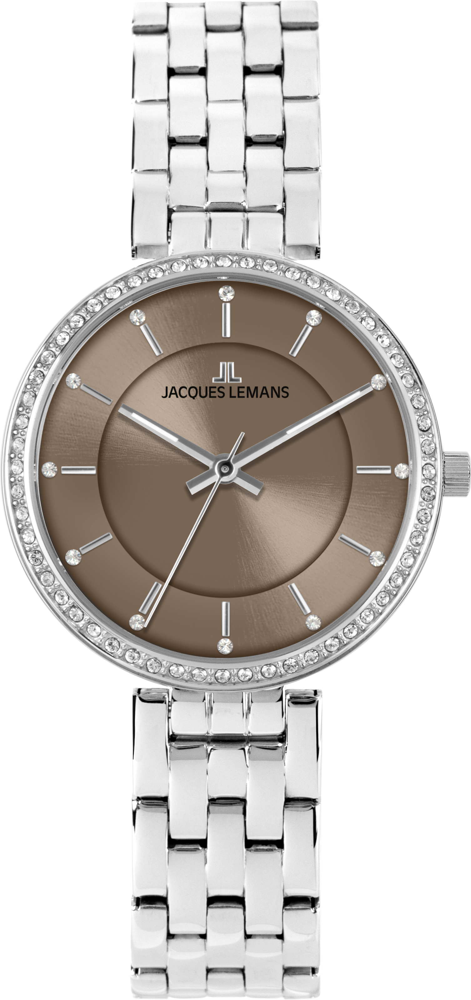 Jacques Lemans Quarzuhr »Milano« Armbanduhr, Damenuhr, Edelstahlarmband, analog