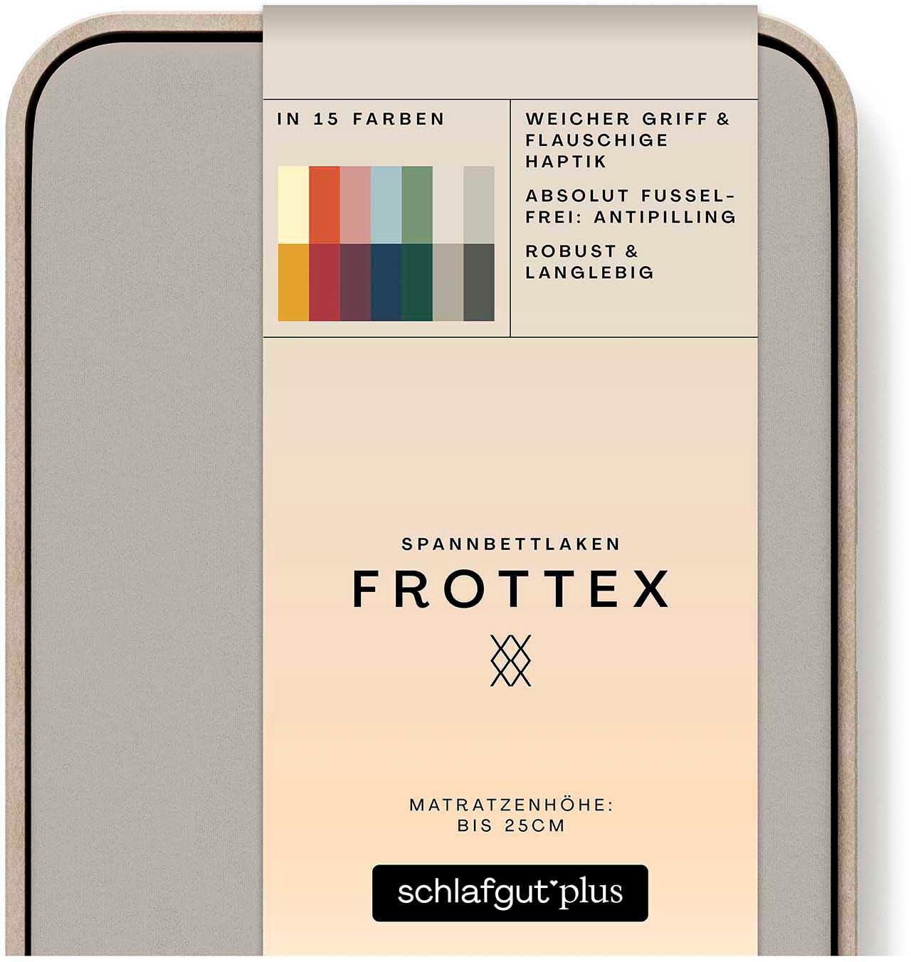 Schlafgut Bettlaken »Frottex Spannbettlaken«, MADE IN GREEN by OEKO-TEX®