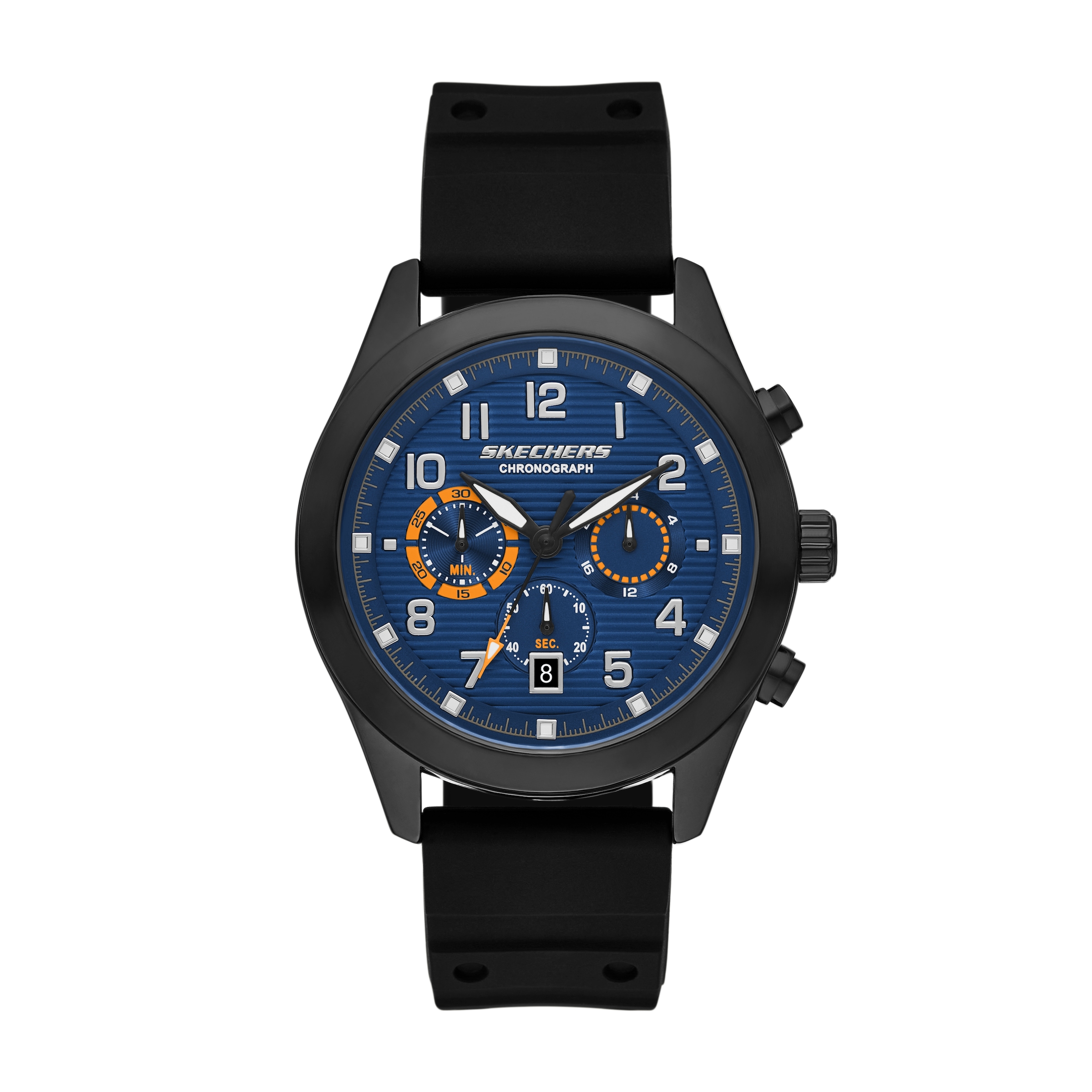 Skechers Chronograph »Roscoe« Quarzuhr, Armbanduhr, Herrenuhr, Silikonarmband, analog, Tag