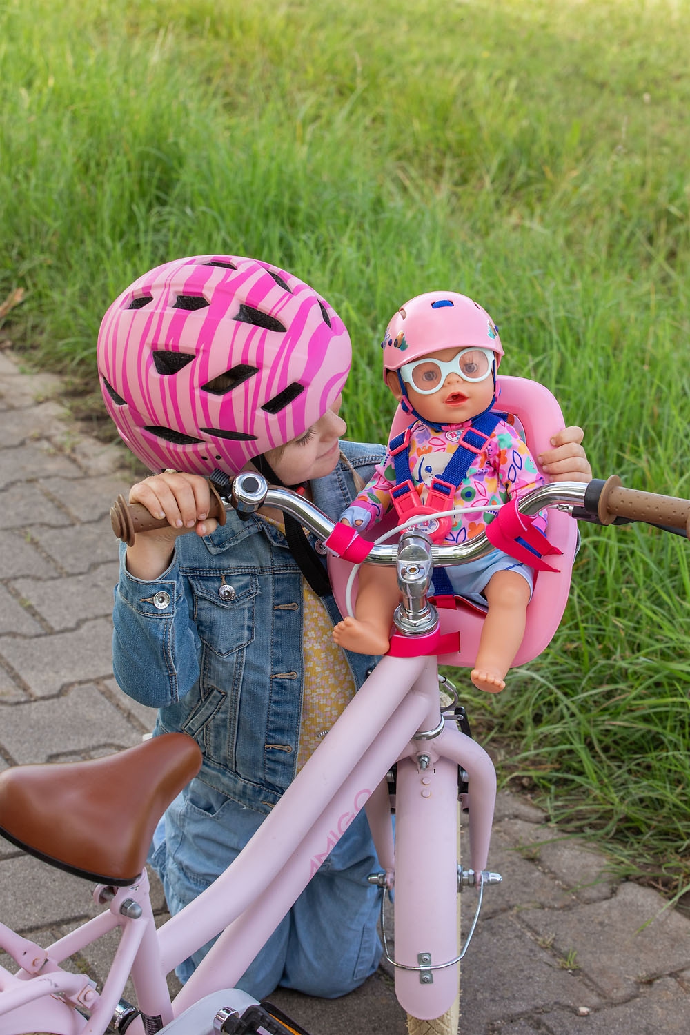 Baby Born Puppen Fahrradsitz