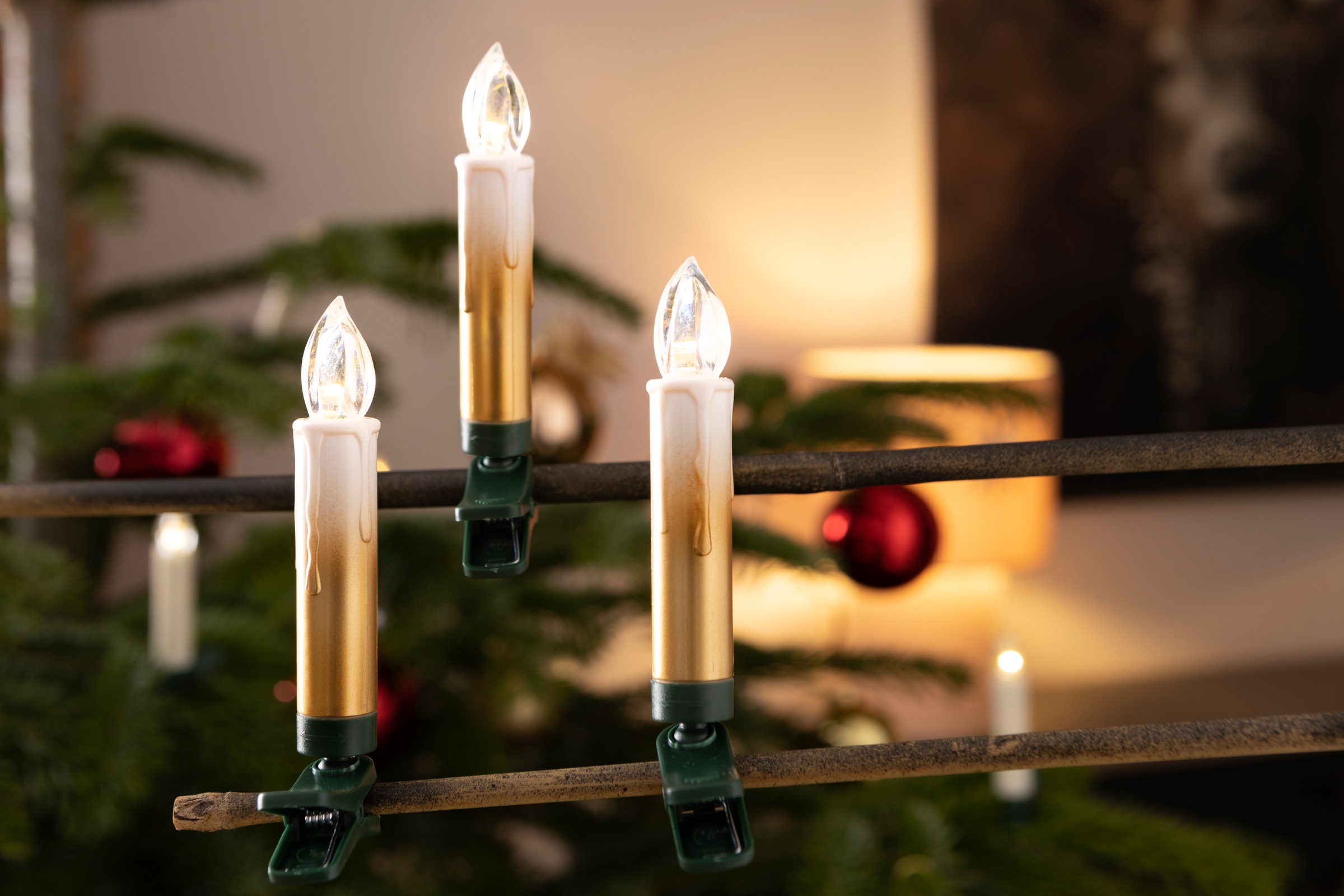 Christbaumschmuck Höhe cm«, Weihnachtsdeko, mit bei Kerzen 25 kaufen 10,2 LED-Christbaumkerzen Farbverlauf, OTTO Leonique 25 »Ahmady, St.-flammig, kabellos ca.