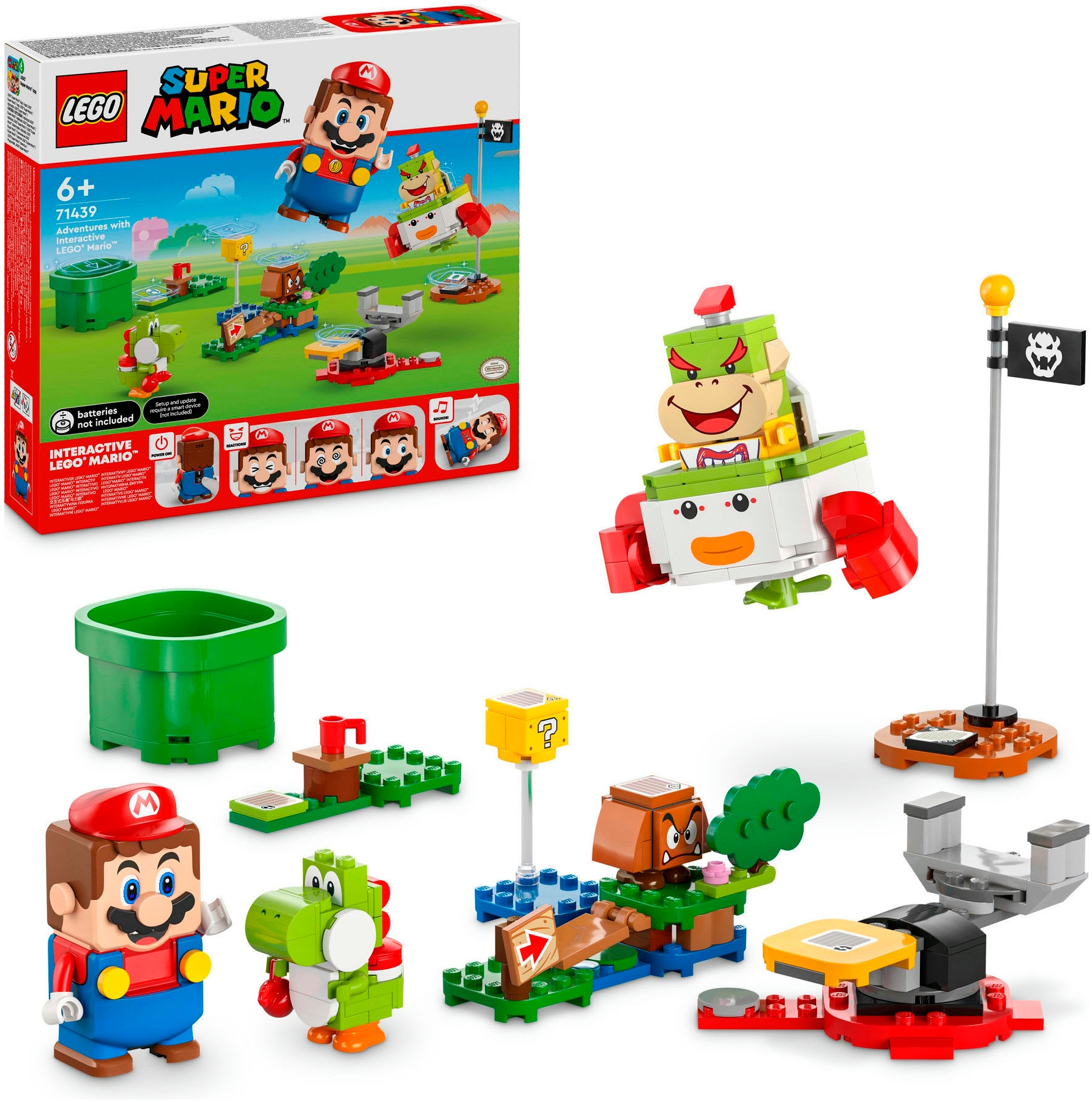 Konstruktionsspielsteine »Abenteuer mit dem interaktiven LEGO® Mario™ (71439), LEGO...