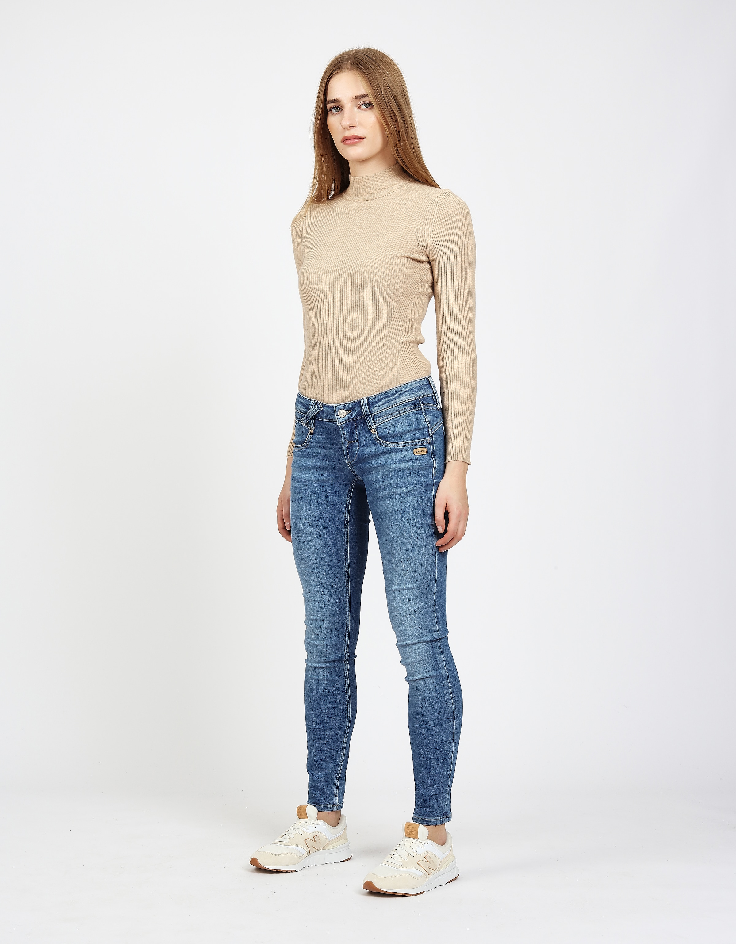 GANG Skinny-fit-Jeans »94NENA« mit modischer Waschung
