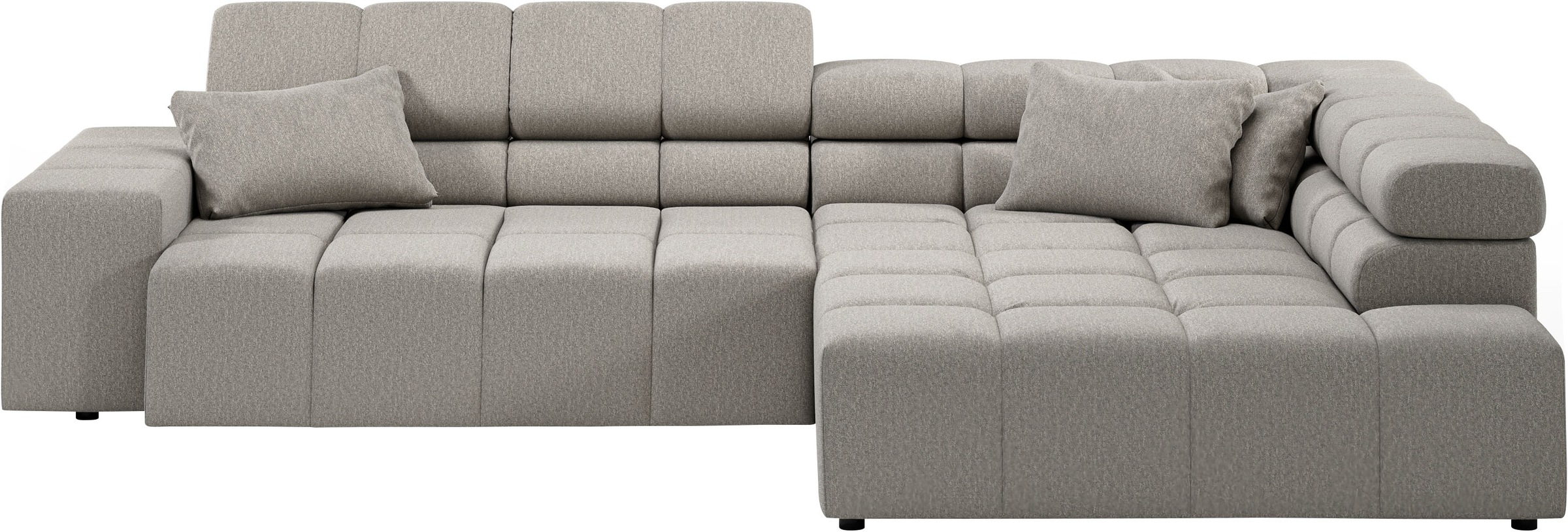 INOSIGN Ecksofa »Ancona incl. Kopfteilverstellung, OTTOs Choice, Breite 319cm, L-Form«, wahlweise motorische Sitztiefenverstellung, auch in Cord + Easy Care