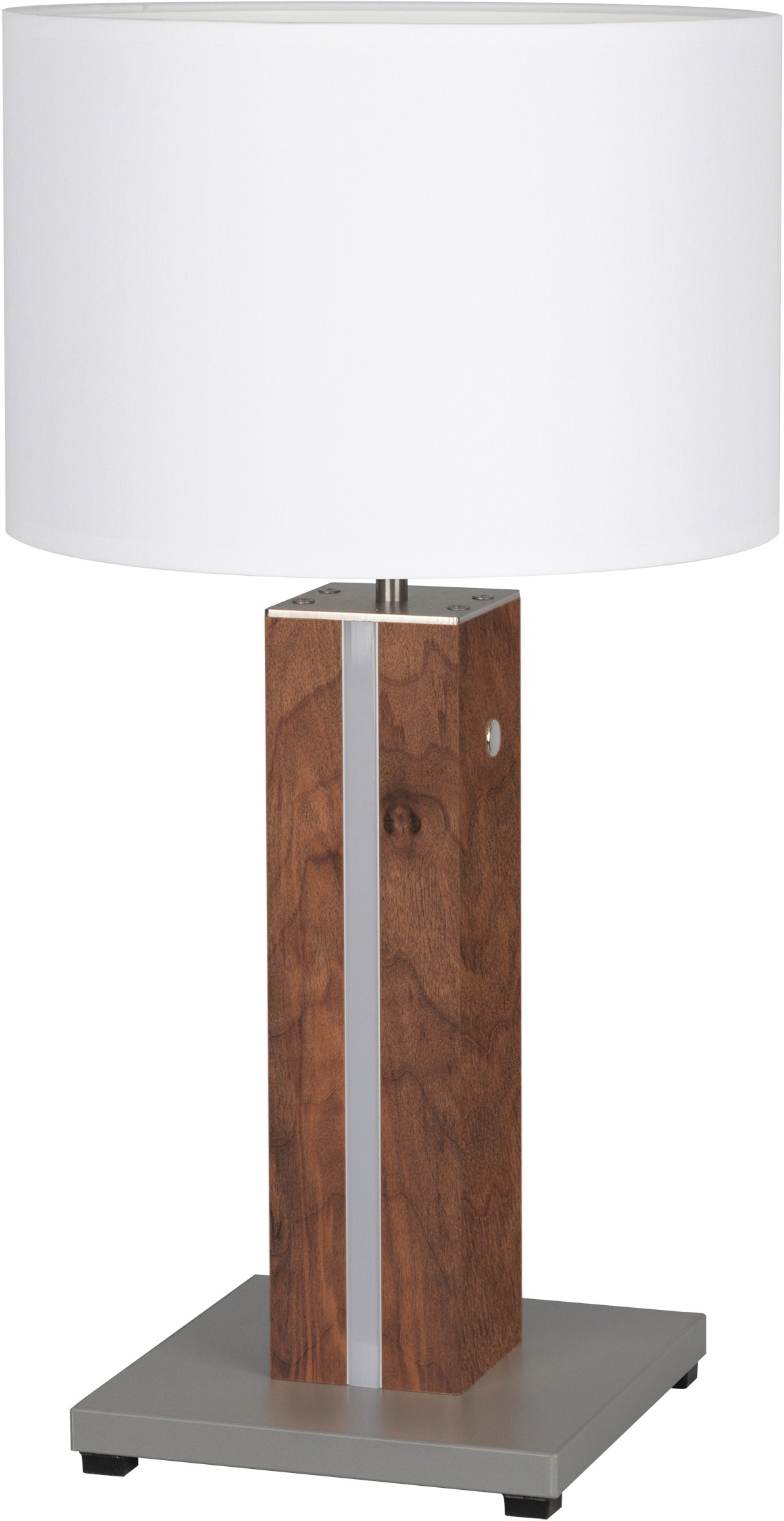 Brilliant Leuchten Tischleuchte »Magnus«, E27, 1 St., 1 x E27, 25W, holz dunkel/weiß