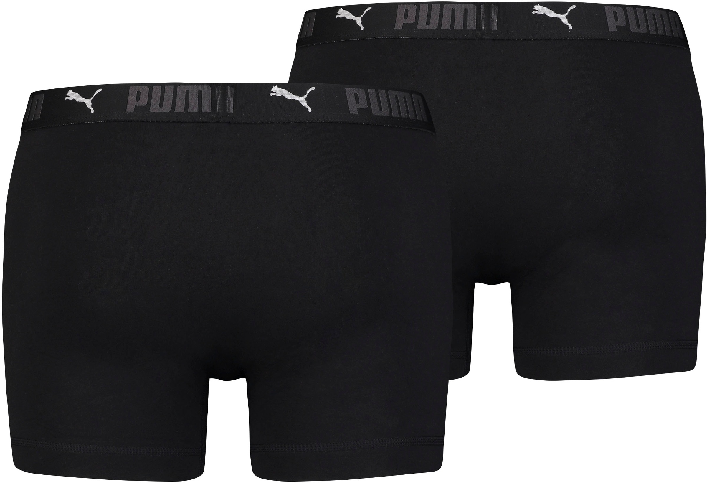 PUMA Boxershorts »PUMA MEN SPORT COTTON BOXERS 2P«, (Packung, 2er Pack), mit Markenschriftzug im Bund