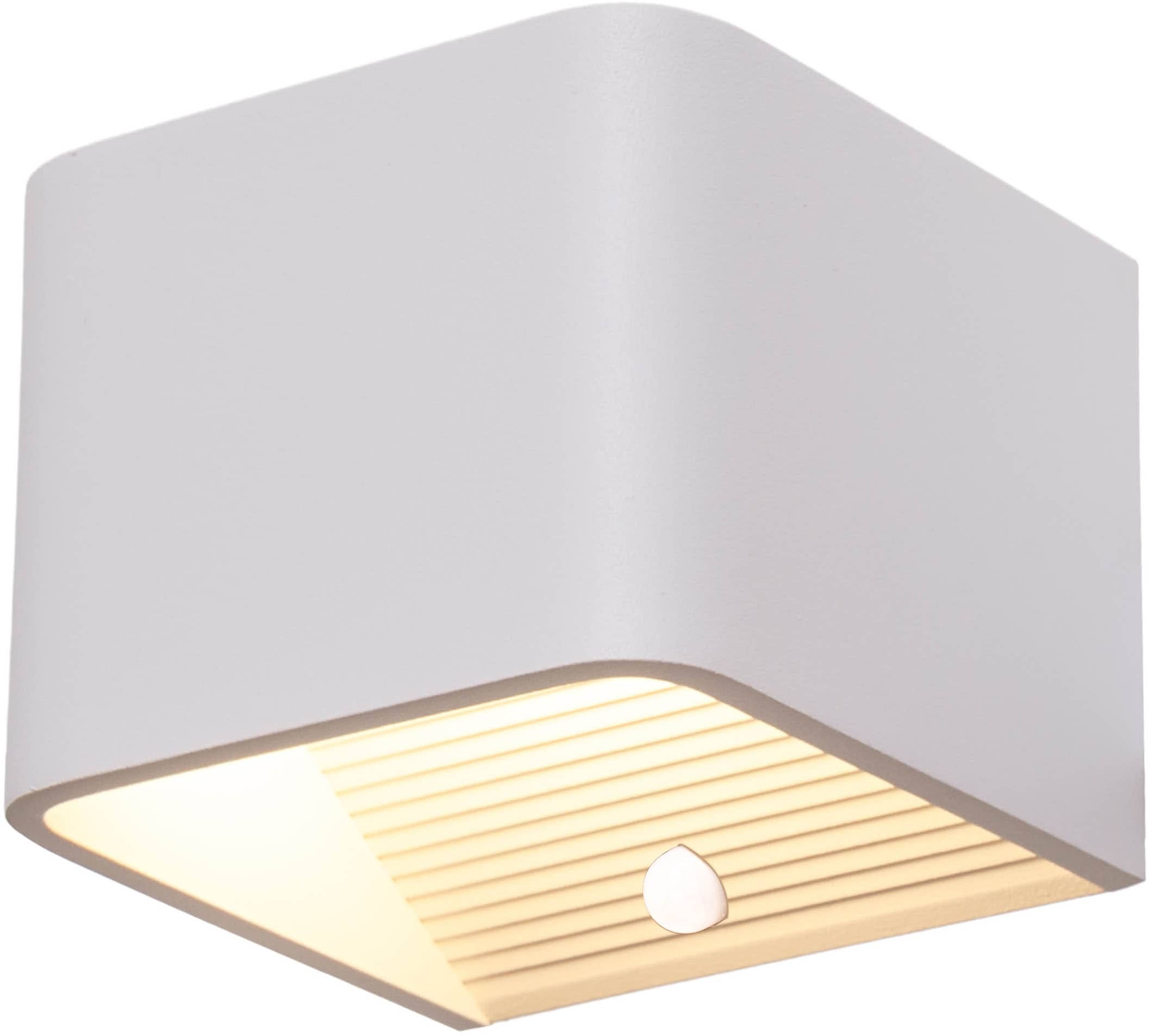 näve LED Wandleuchte »Cube« LED-Modul 1 Stk. Warmweiß Akku, magnetisch, Bewegungssensor, Memory, USB-C, Kippschalter