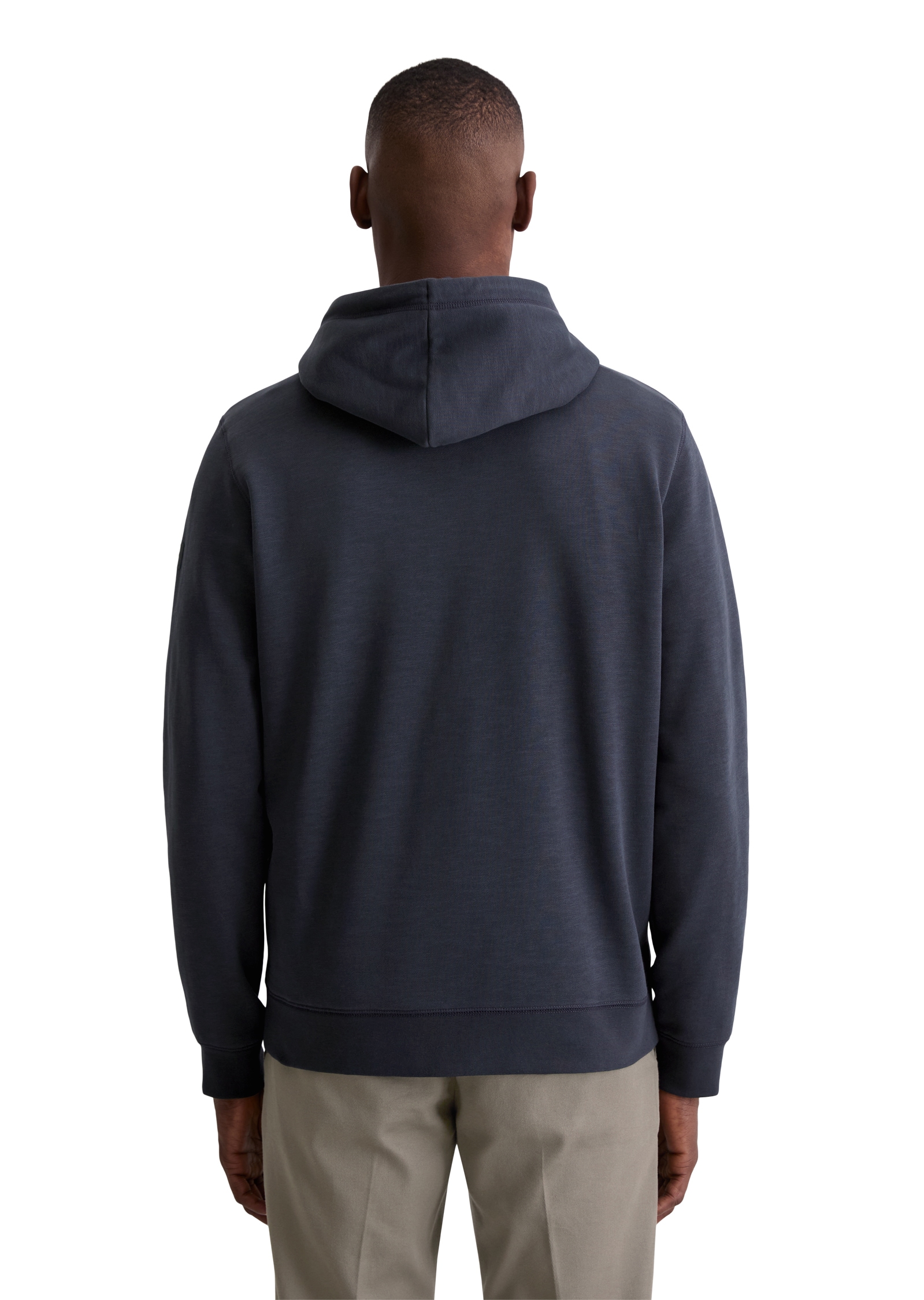 Marc O'Polo Kapuzensweatjacke »regular fit aus weichem Bio-Baumwoll-Sweat«