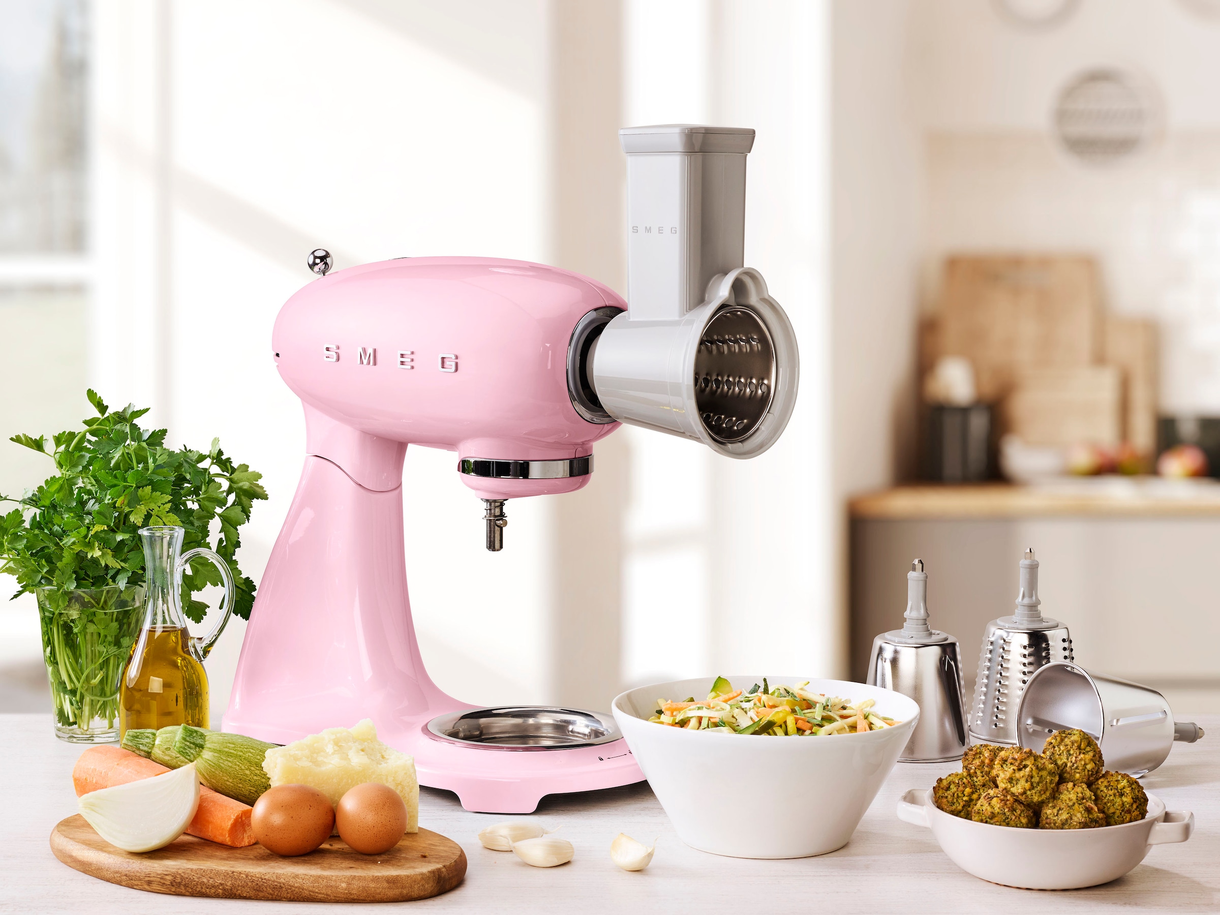 Smeg Küchenmaschine »SMF03PKEU Cadillac Pink«