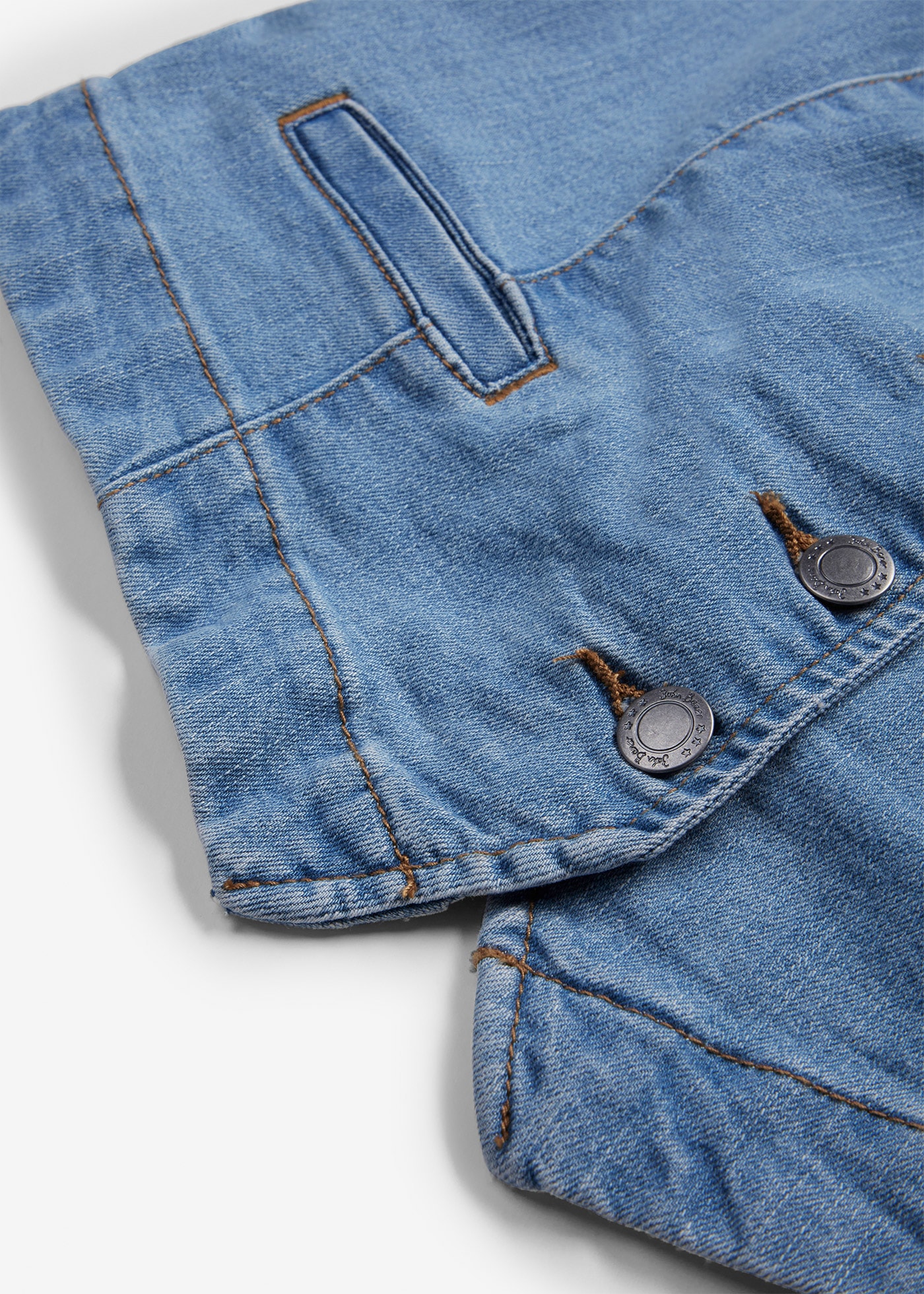 bonprix Jeansweste »Stretch-Jeansweste« aus Baumwollmischung, taillierte Passform, mit Knopfleiste