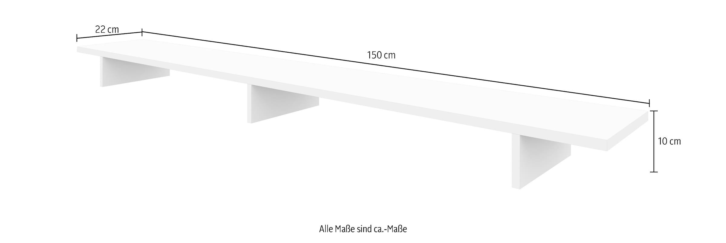 Möbel cm attraktiven Schreibtischaufsatz »Wallis«, 150 borchardt zu OTTO | Preisen Breite