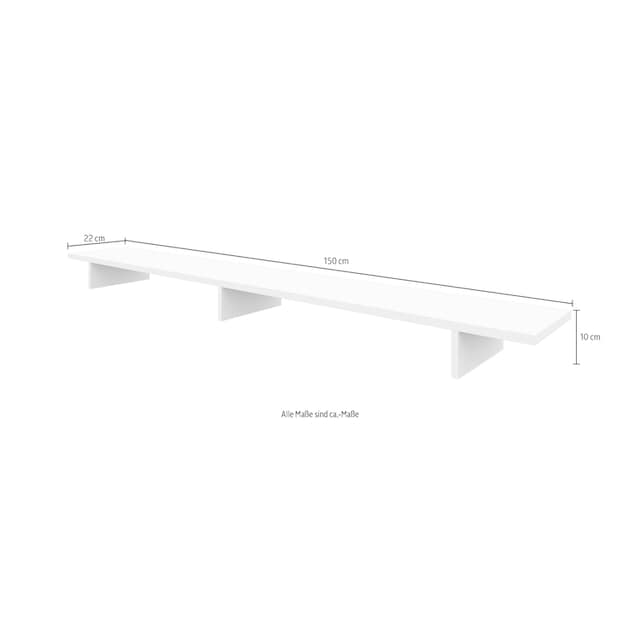 Breite Möbel borchardt attraktiven cm Schreibtischaufsatz »Wallis«, OTTO | Preisen 150 zu