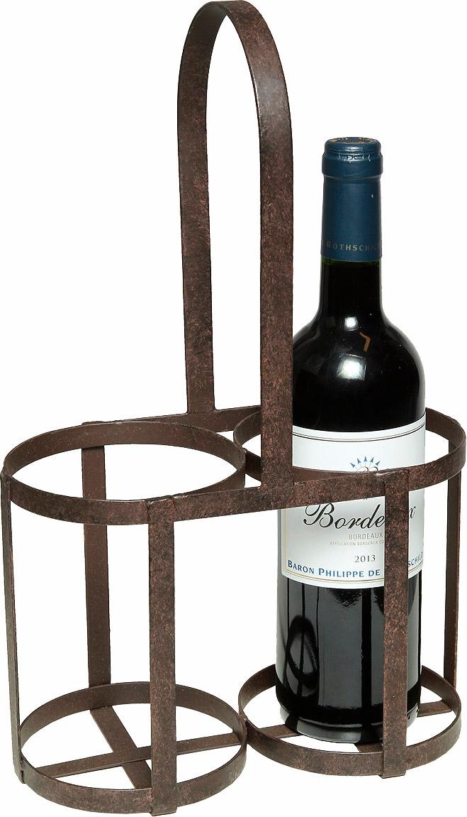 Ambiente Haus Flaschenträger, 37 cm, antikbraun