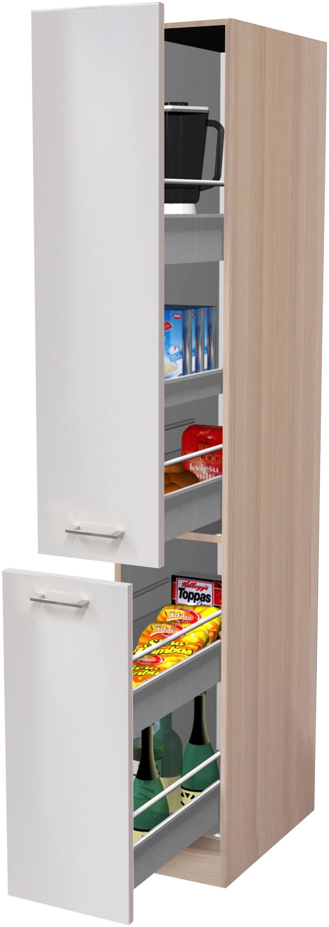 Flex-Well Apothekerschrank »Oregon«, (B x H x T) 30 x 200 x 57 cm, mit 5 Ablagen