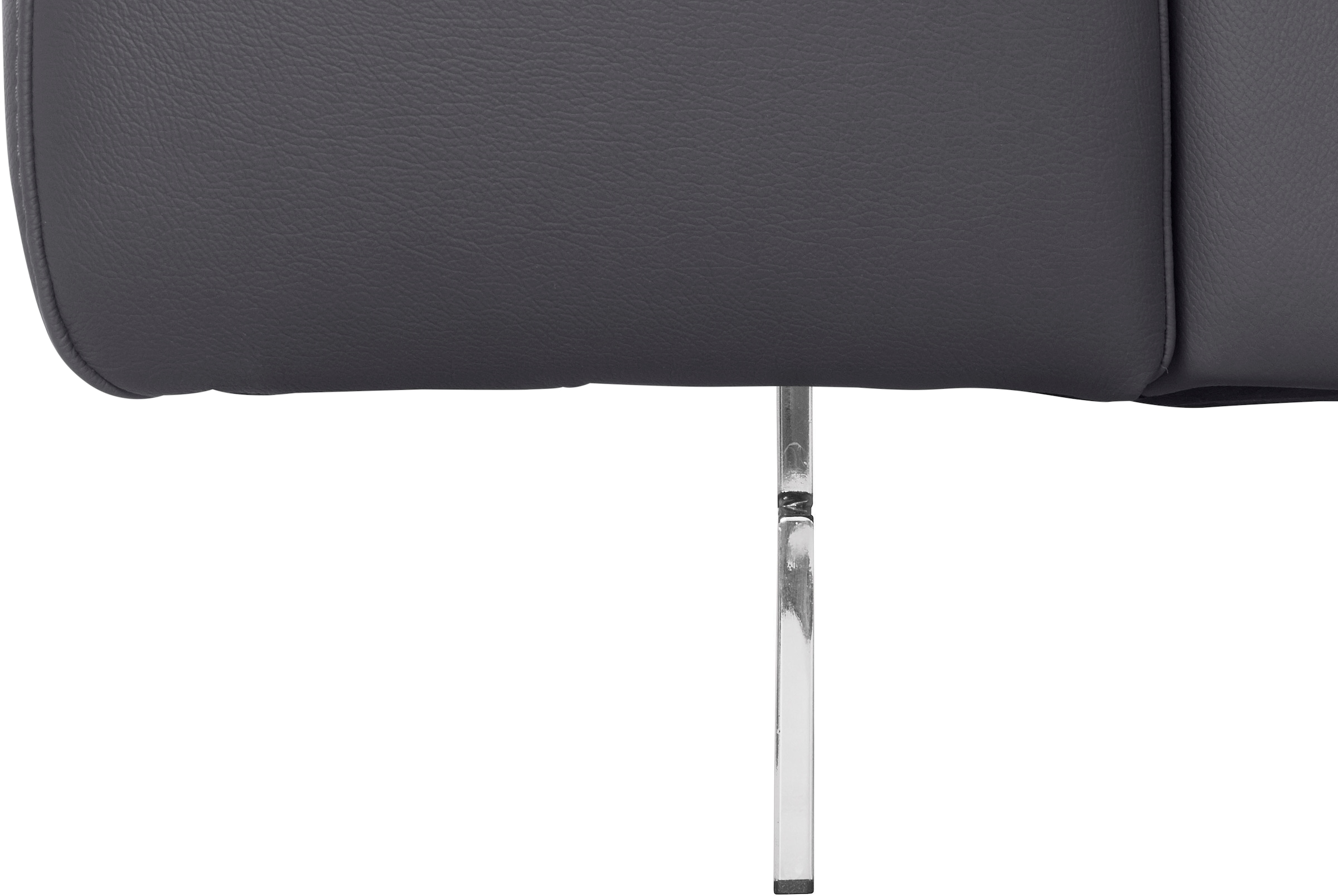 COTTA 3-Sitzer »Chef«, Big-Sofa mit Kopfteilverstellung, edle Metallkufen