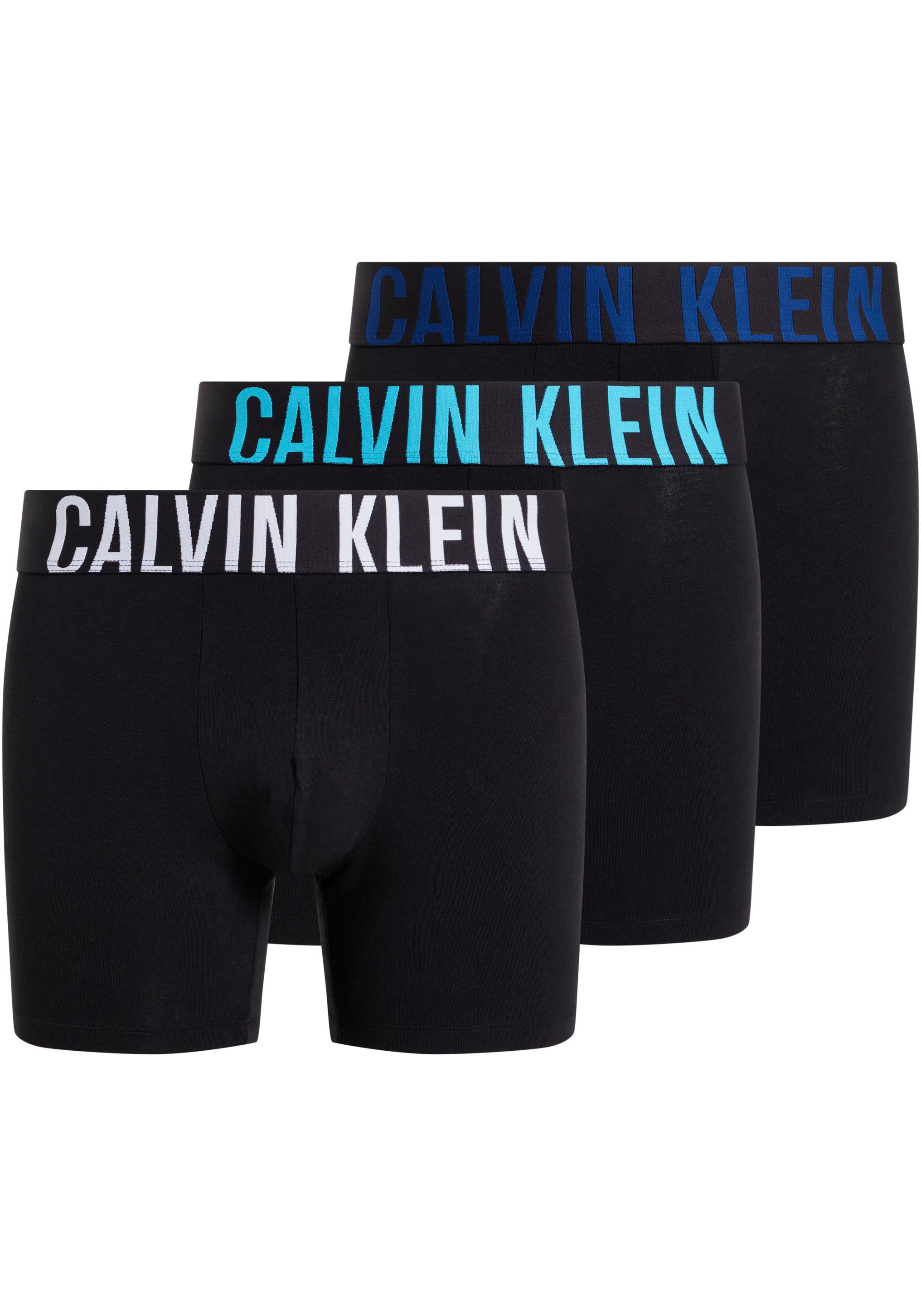 Calvin Klein Underwear Boxer »BOXER BRIEF 3PK«, (Packung, 3 St., 3er), mit Logo-Stretchbund