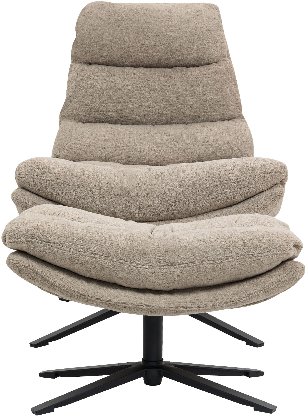 Duo Collection Relaxsessel »Porto« 360° drehbar, doppelte Polsterung, mit Hocker, bis 115 kg belastbar