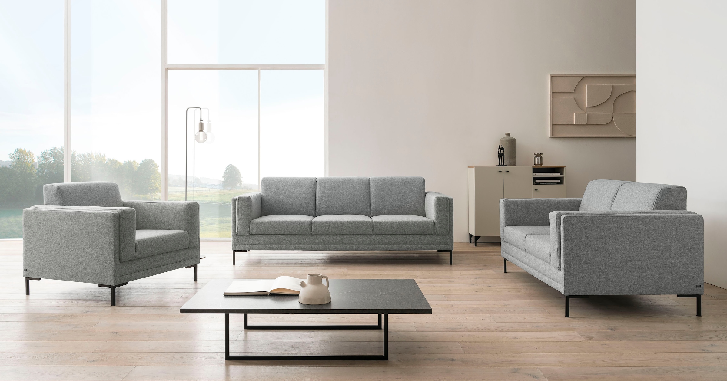 LOOKS by Wolfgang Joop 2-Sitzer »LOOKS VII«, klare Linien, edles Design
