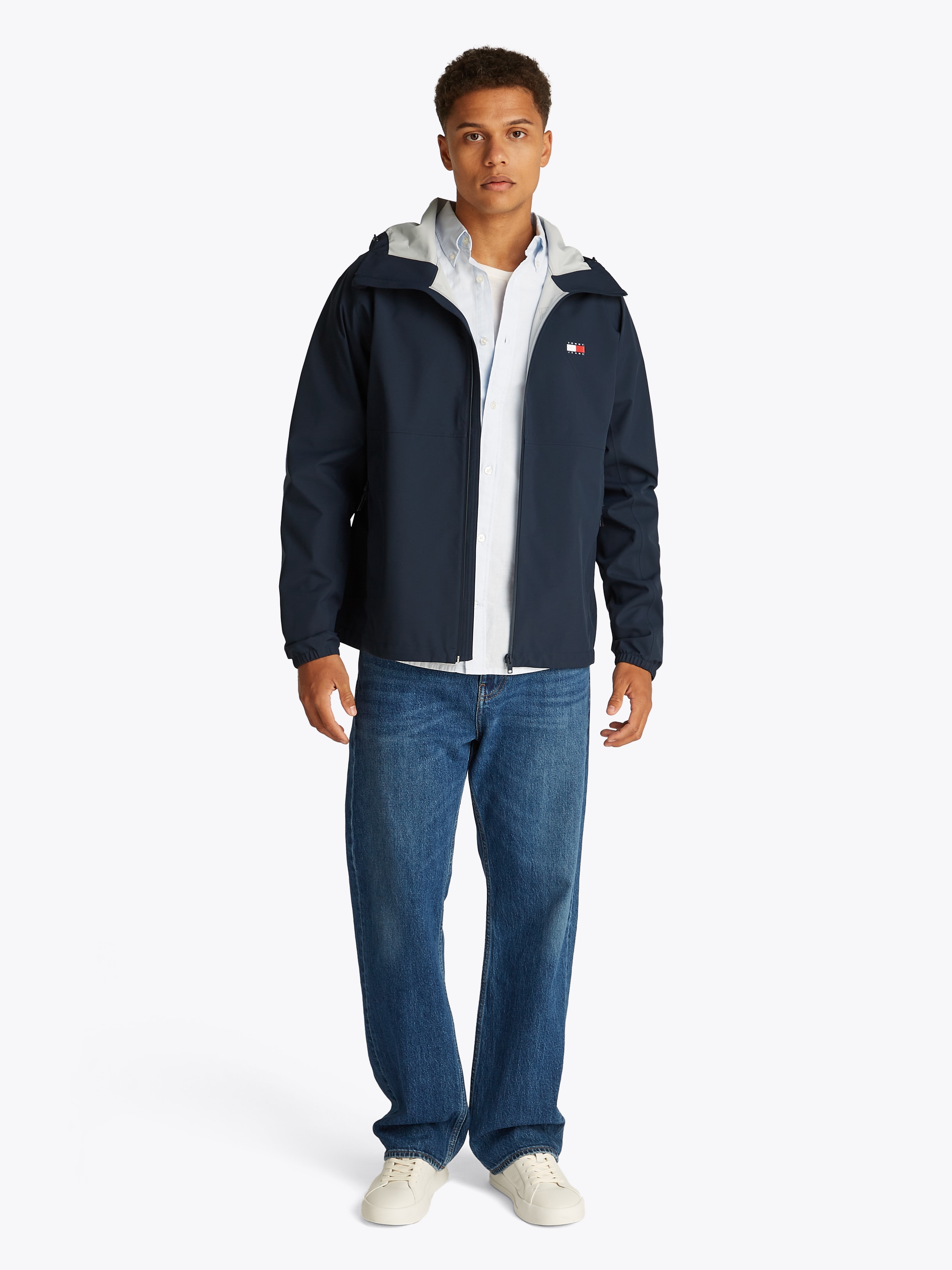 Tommy Jeans Blouson »TJM TECH WINDBREAKER«, mit Kapuze