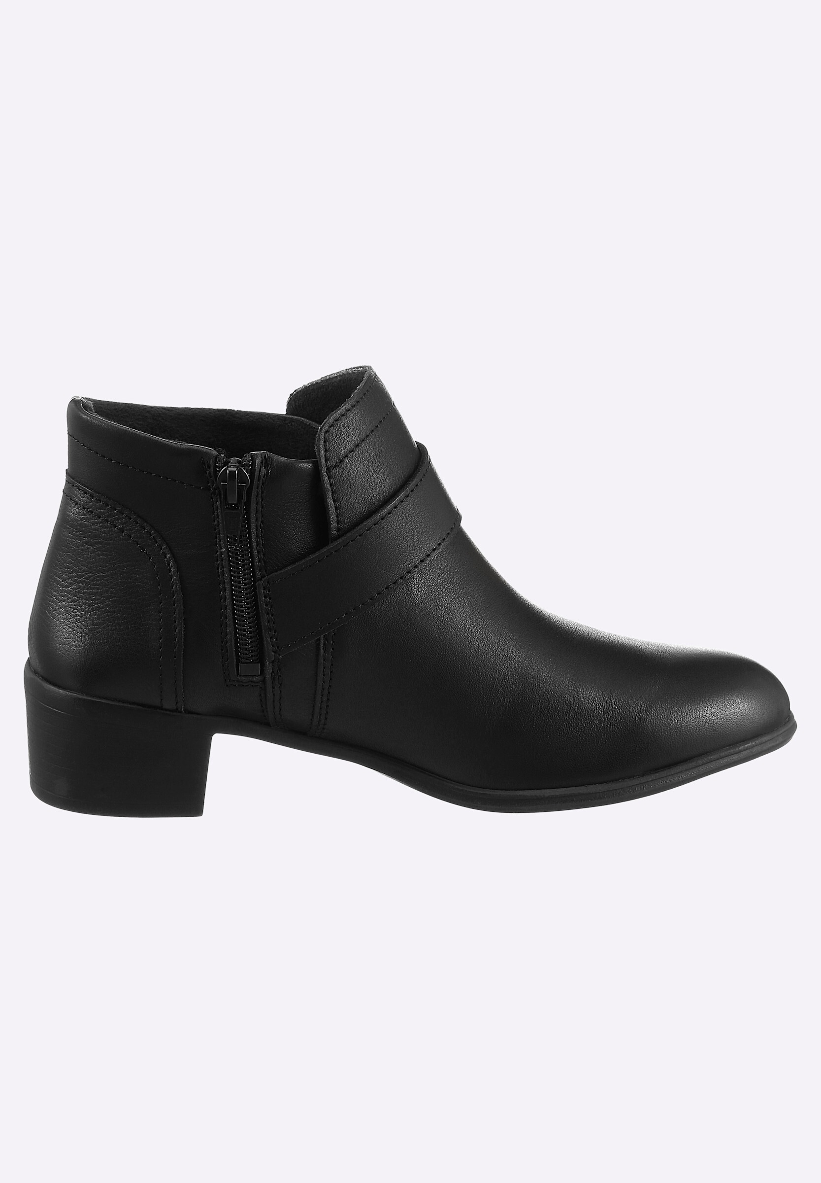 airsoft modern+ Stiefelette »Stiefelette Stiefelette mit seitlichem Reißverschluss«