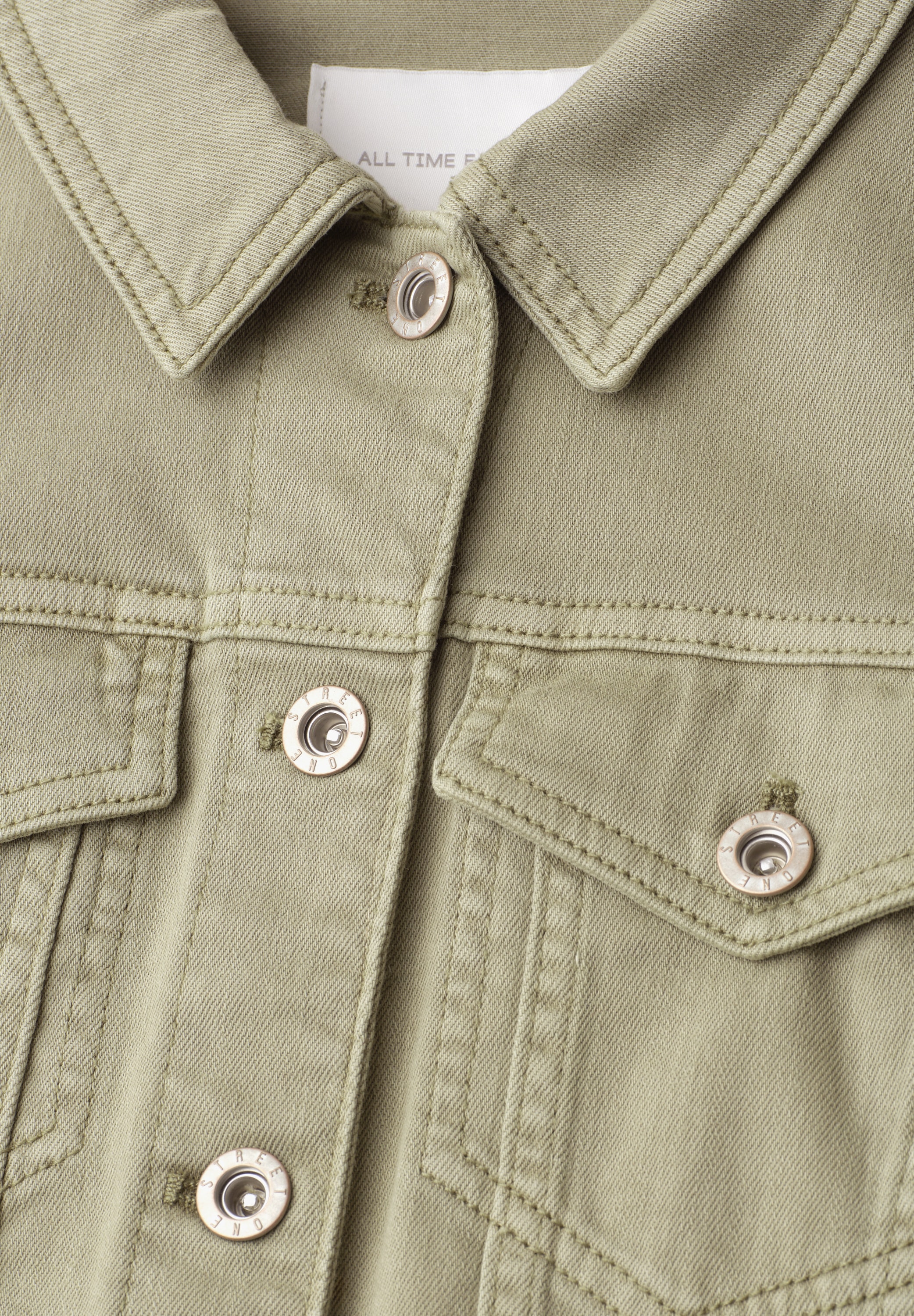 STREET ONE Kurzjacke im Colored-Denim-Look
