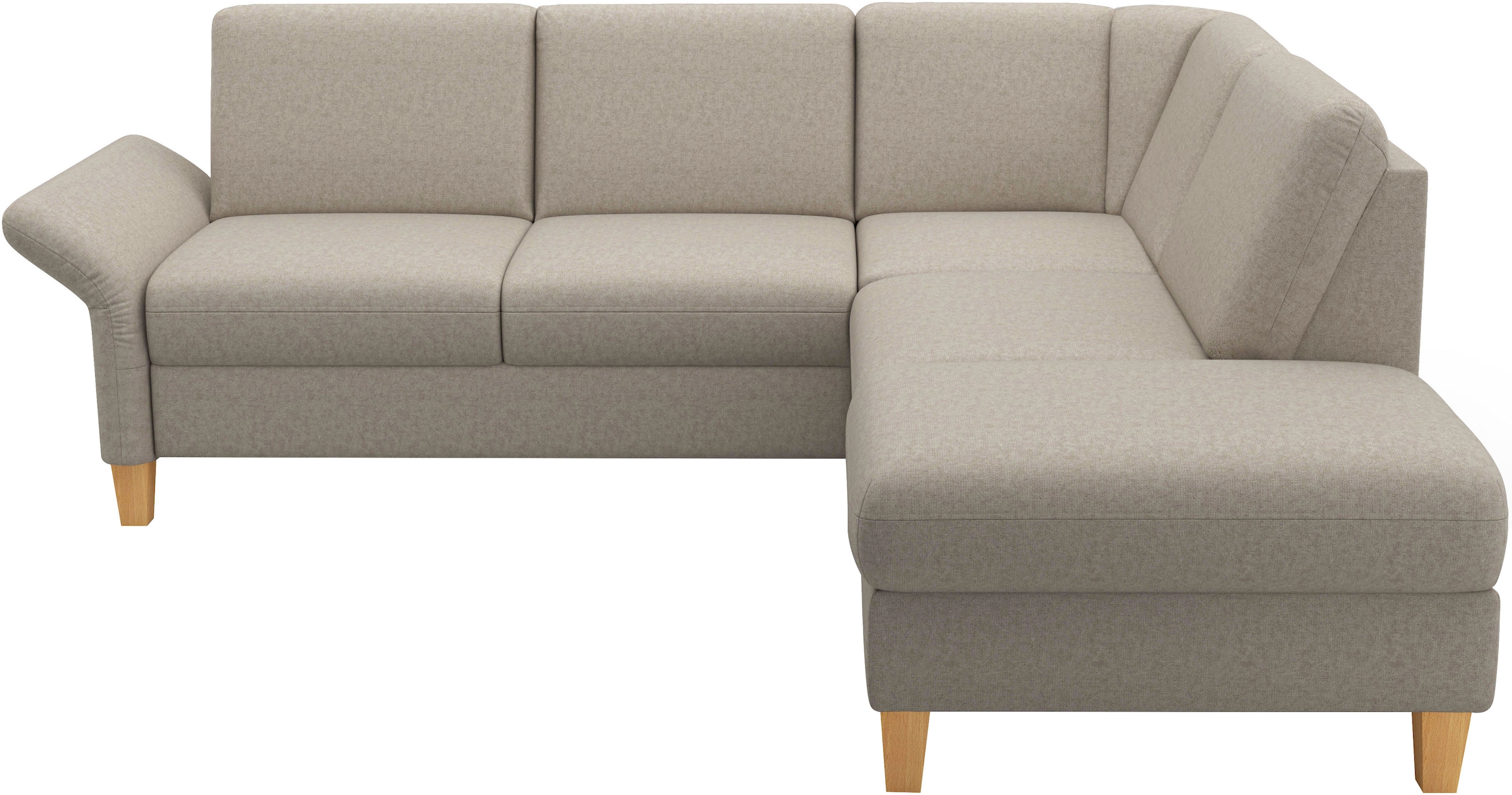 Home affaire Ecksofa »Rochelle, L-Form« wahlweise mit Armteilverstellung, Bettfunktion und Bettkasten