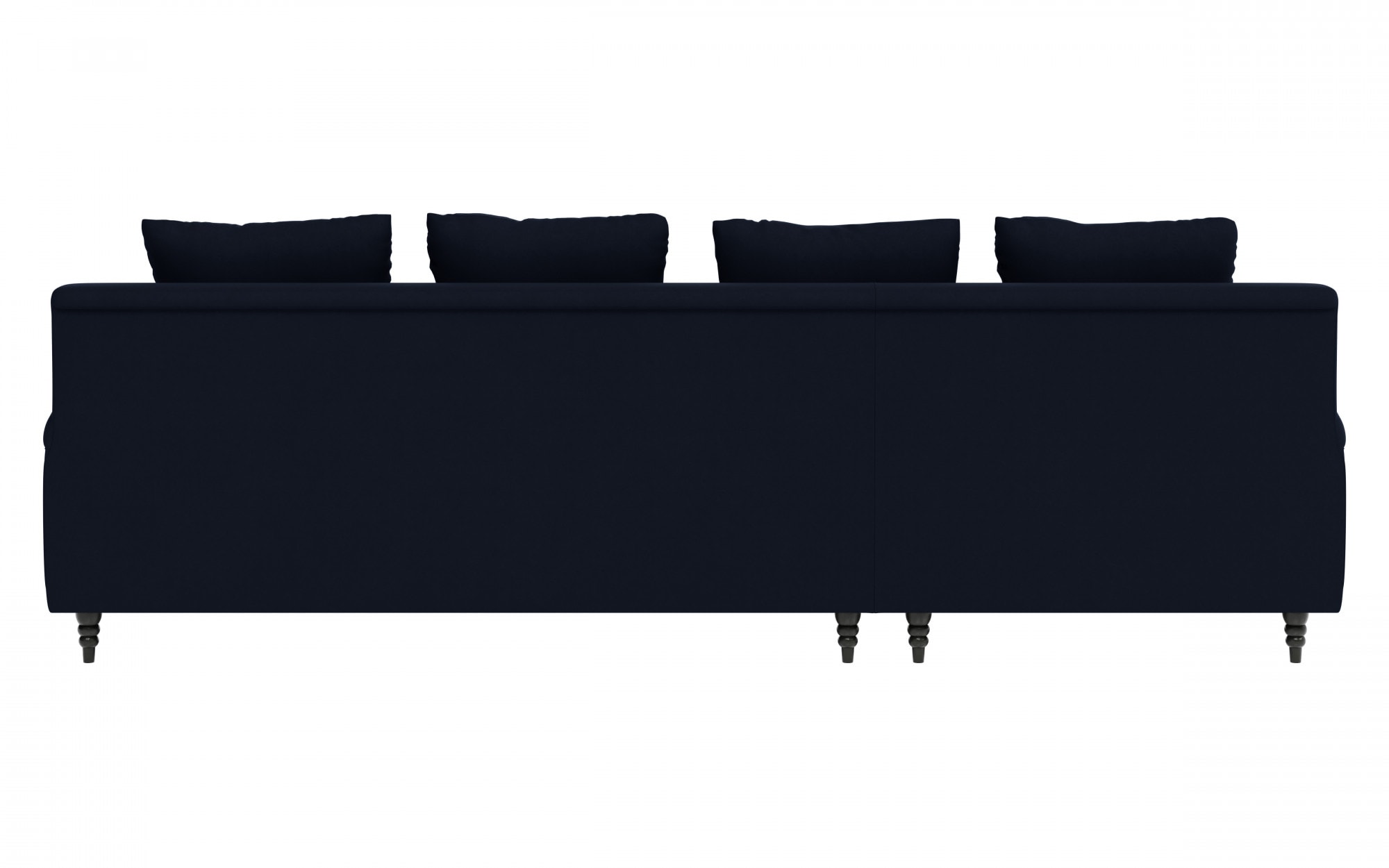 Guido Maria Kretschmer Home&Living Ecksofa »NORIN L-Form«, zwei Fußarten: vorne - Rollen, hinten - Holzfüße