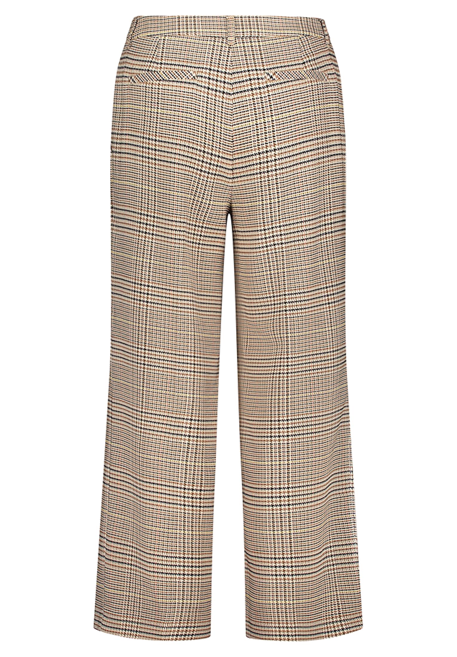 Cartoon Stoffhose »Karo-Hose mit Bundfalten«