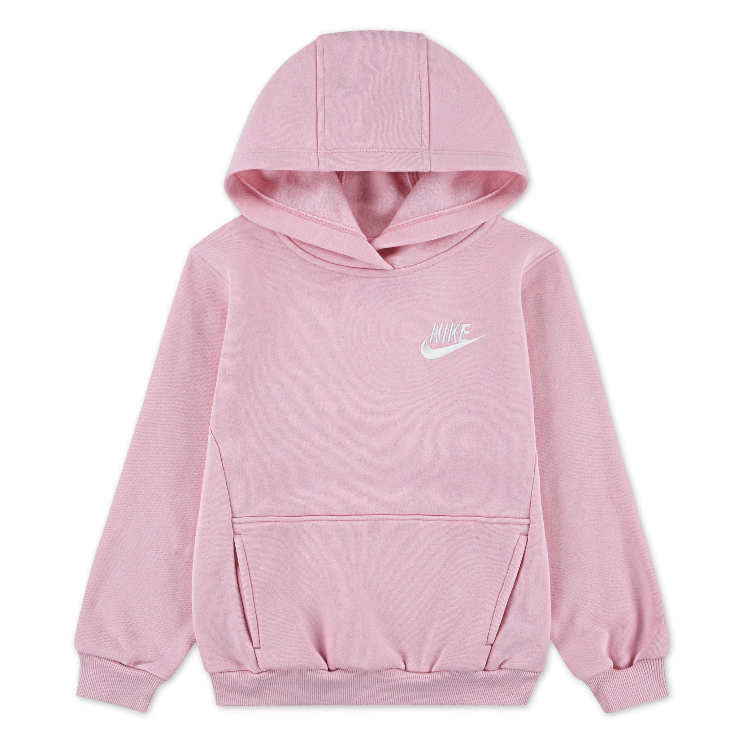 Nike Sportswear Kapuzensweatshirt »NKN N NSW CLUB FLEECE LBR PO«, für Kinder, mit Kapuze, sportlicher Stil, mit Rundhalsausschnitt

